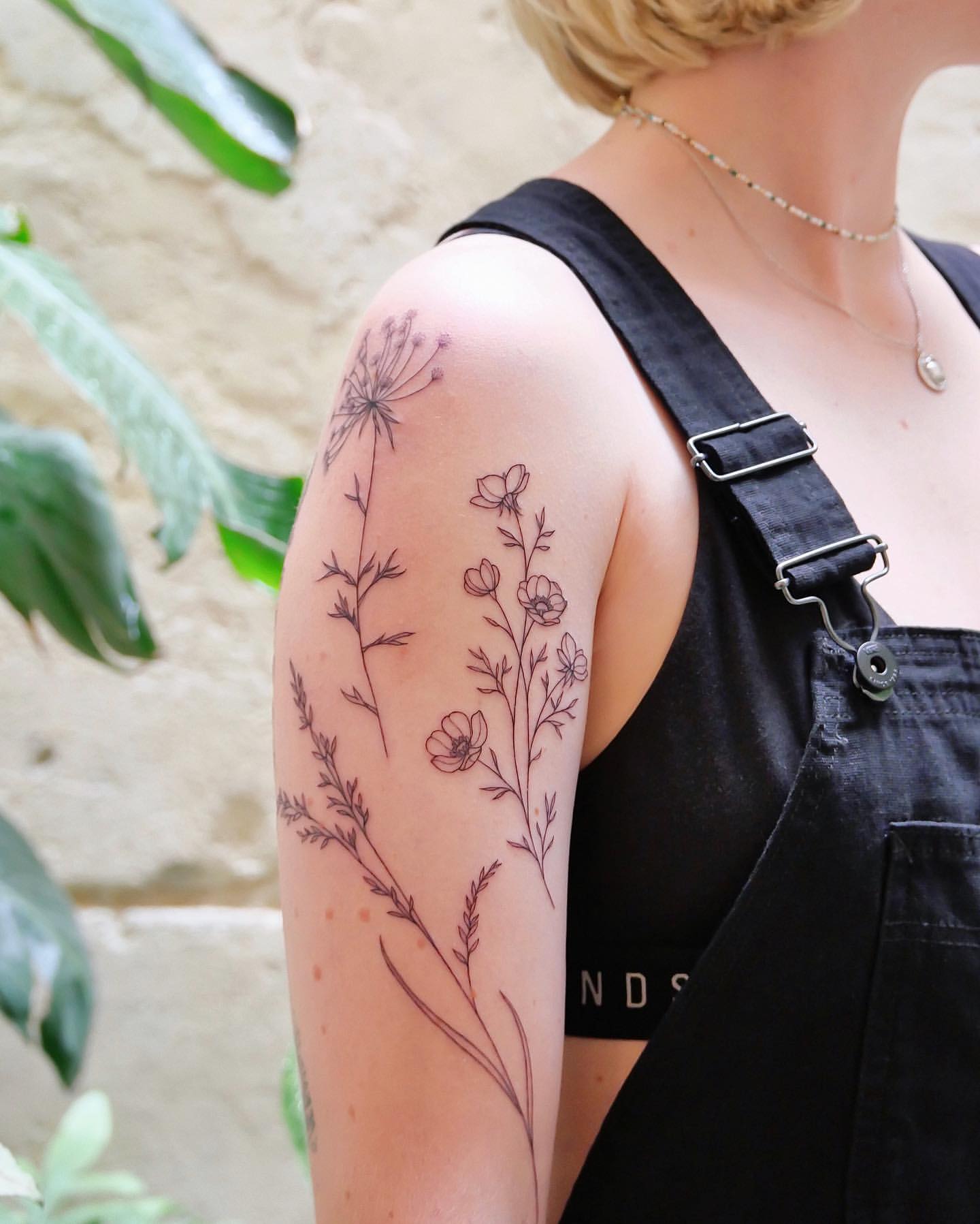 Wild Flower Tattoo Ideas 20