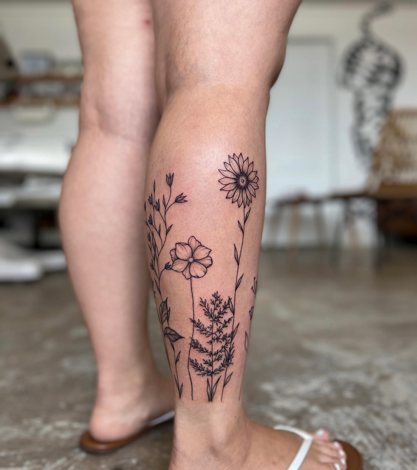 Wild Flower Tattoo Ideas 21