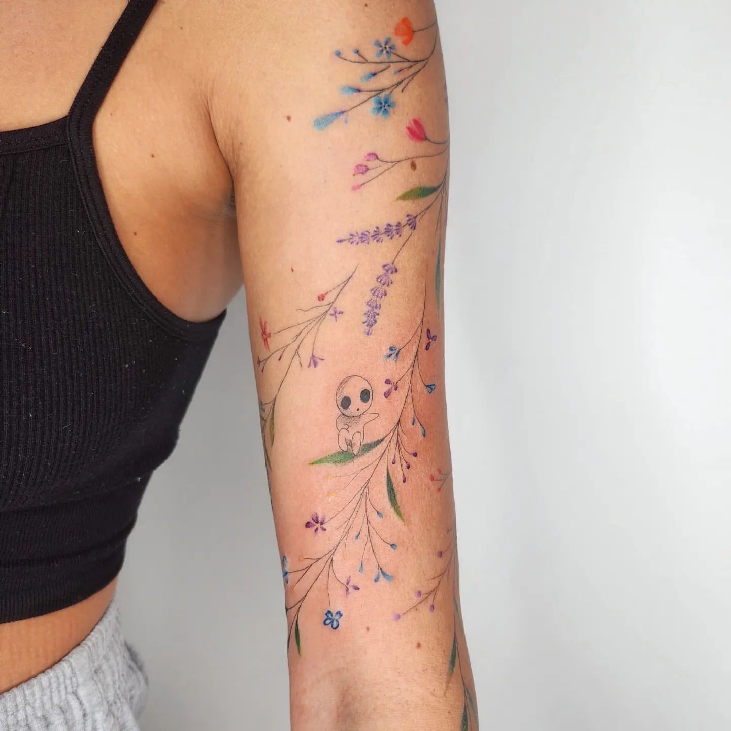 Wild Flower Tattoo Ideas 22