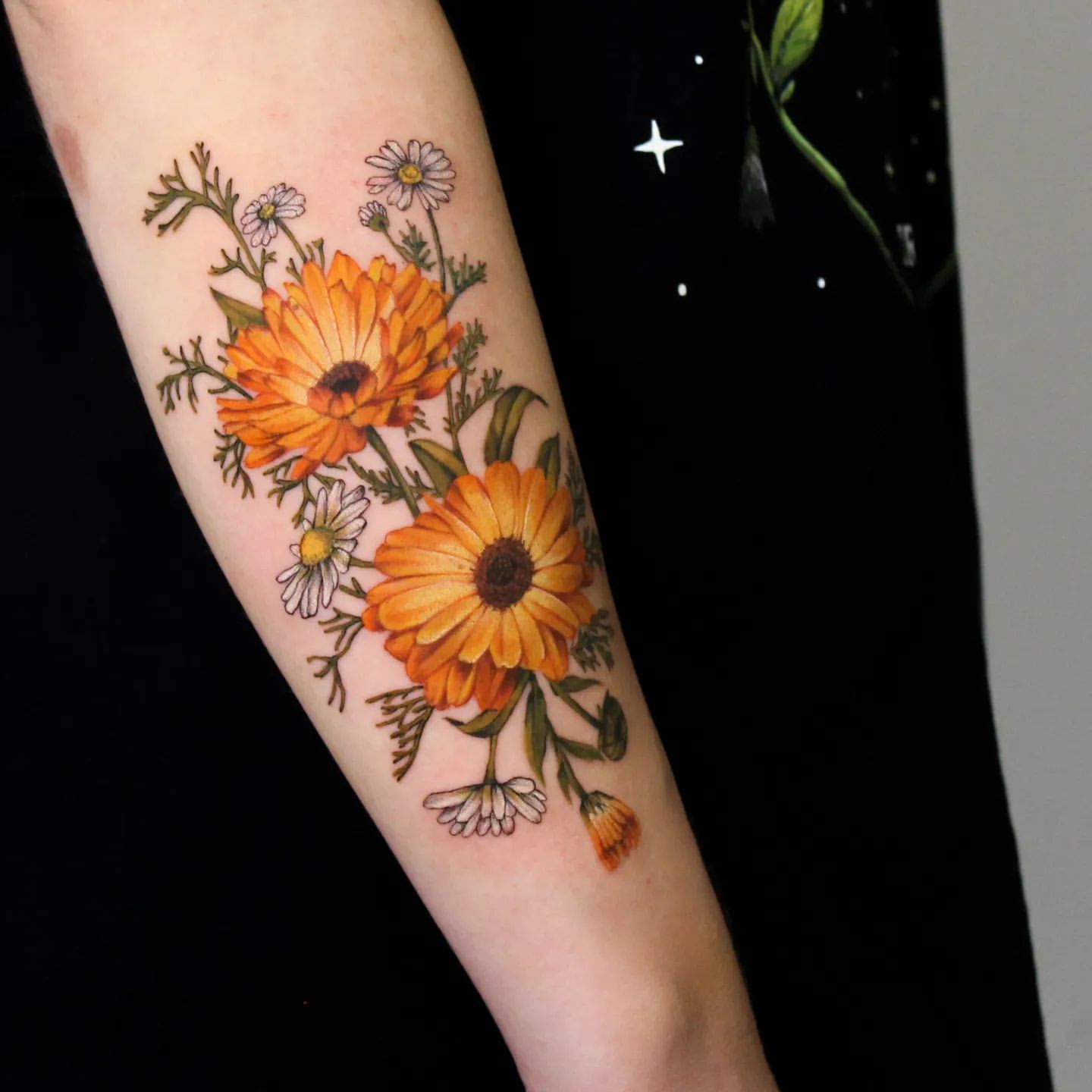 Wild Flower Tattoo Ideas 24