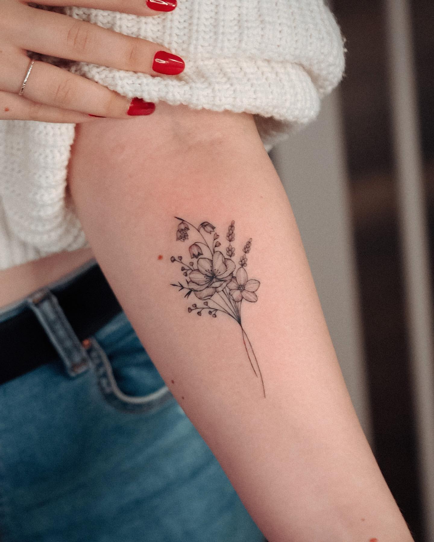Wild Flower Tattoo Ideas 27