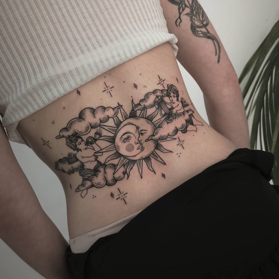 Lower Back Tattoos for Women 1