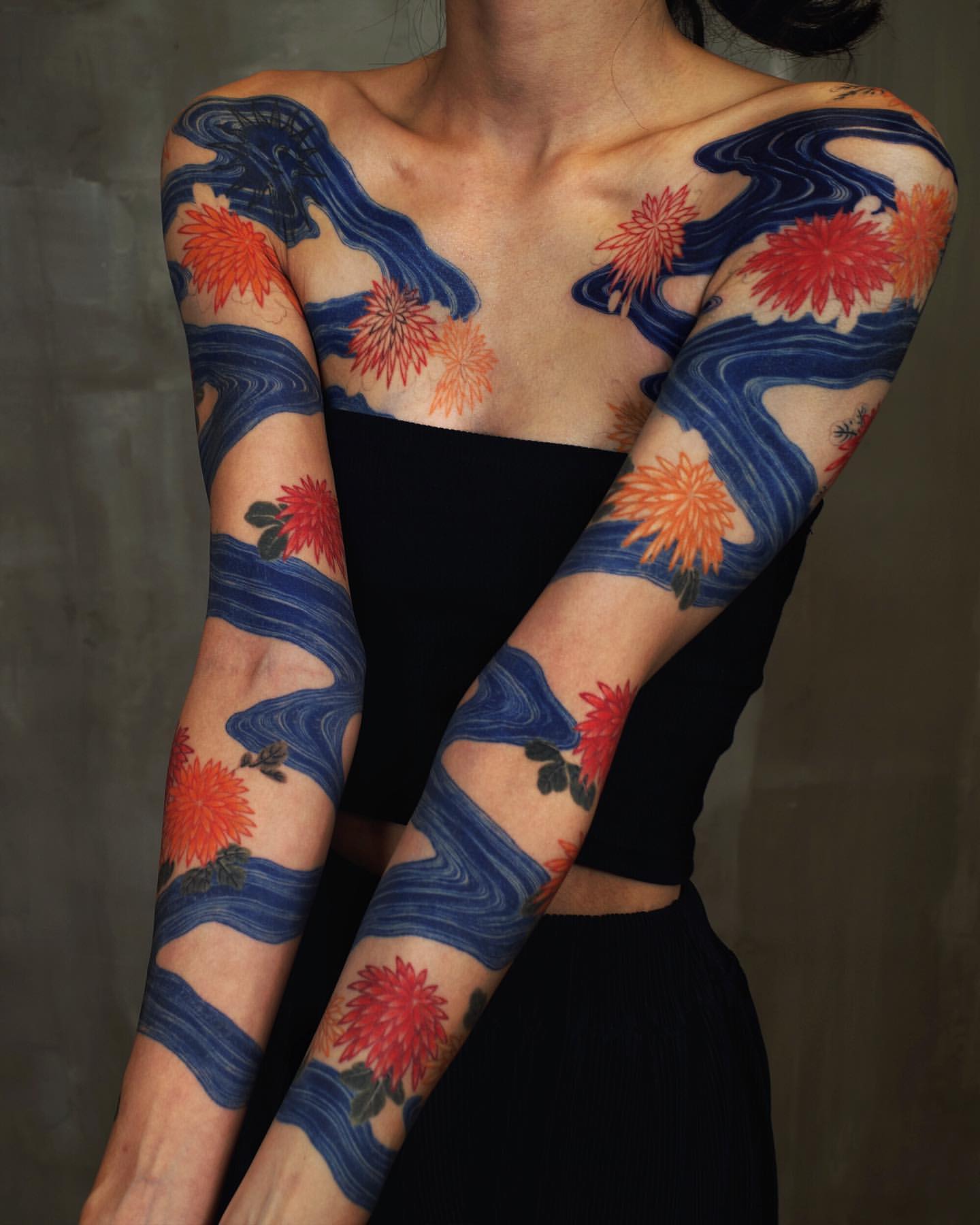 Half Sleeve Tattoos for Women 49