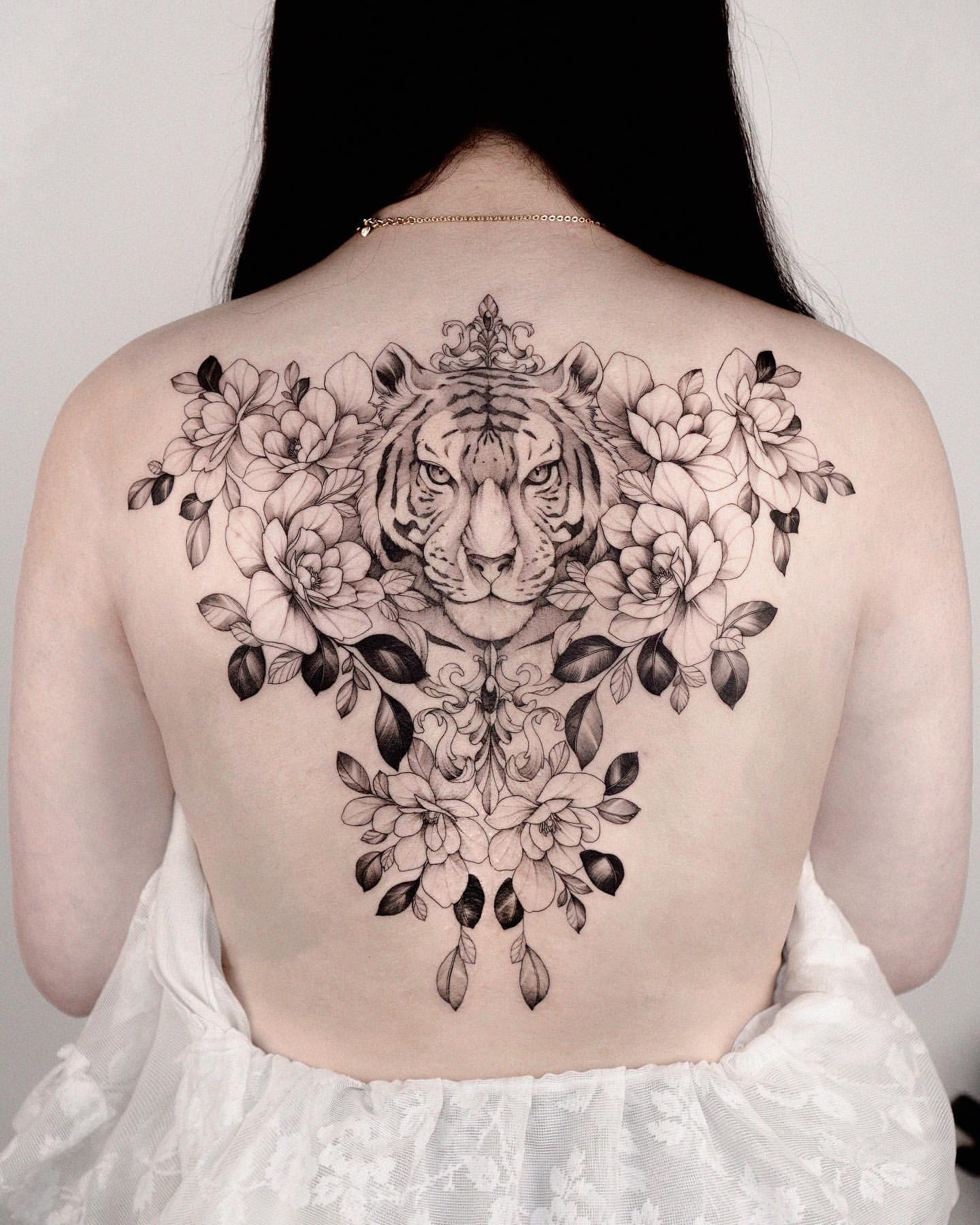 Full Back Tattoos for Women 3