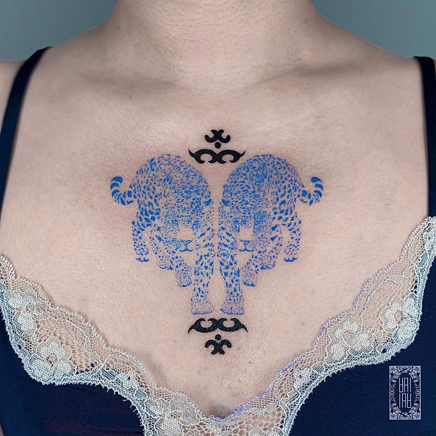 Chest Tattoos Ideas for Women 7