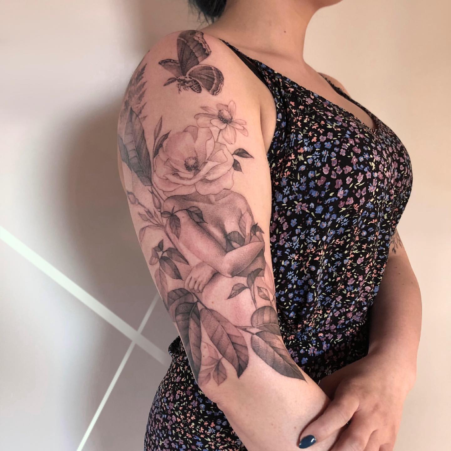 Half Sleeve Tattoos for Women 7