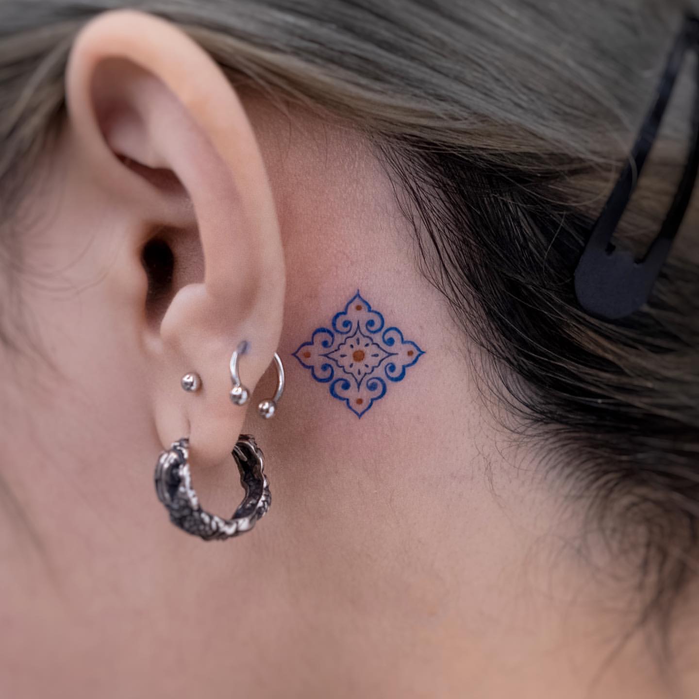 Behind the Ear Tattoos 1
