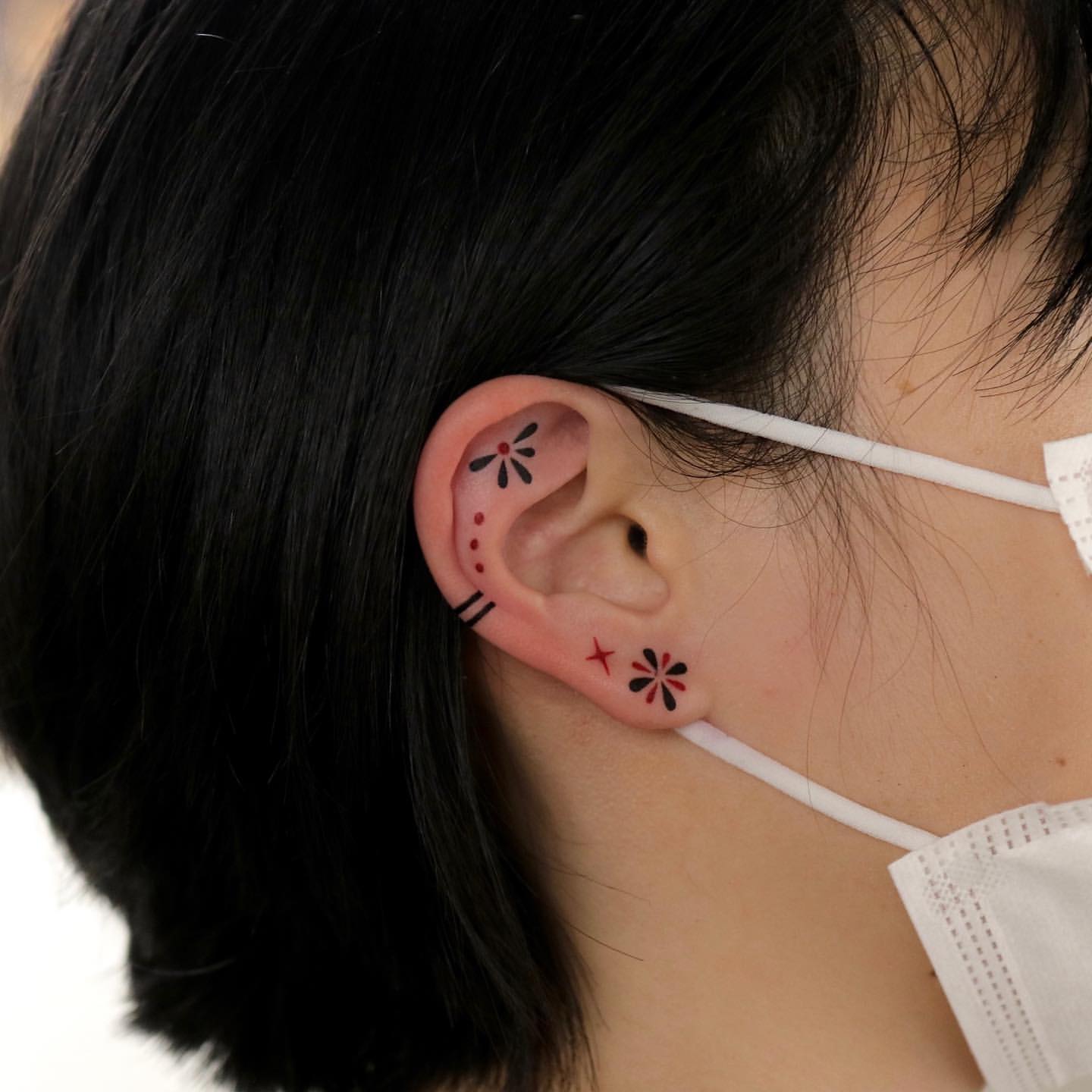 Ear Tattoo Ideas 2
