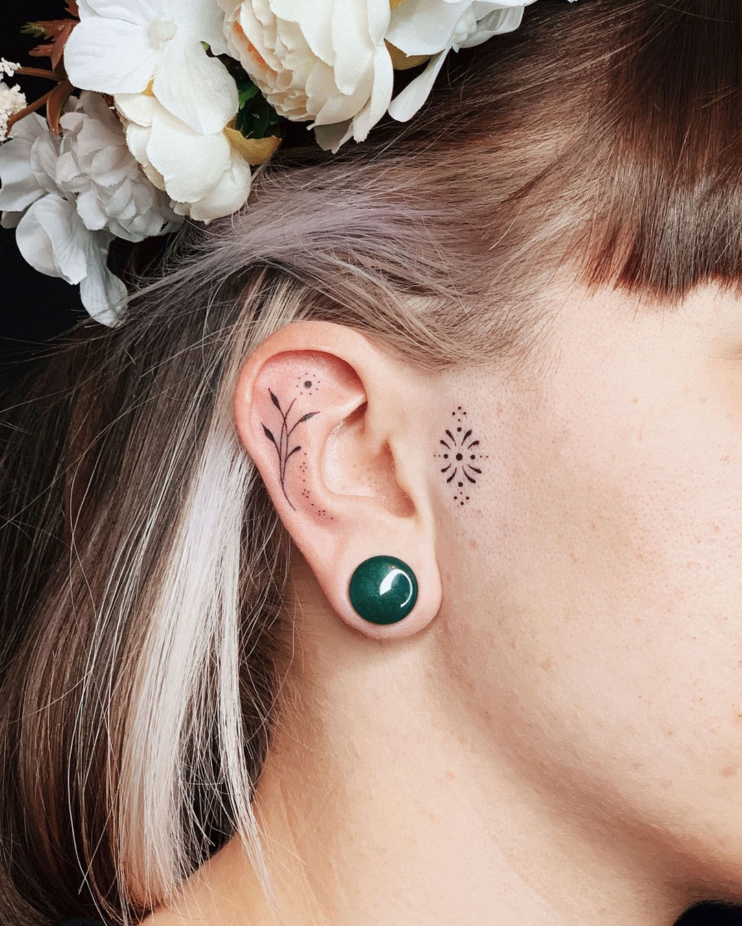 Ear Tattoo Ideas 1