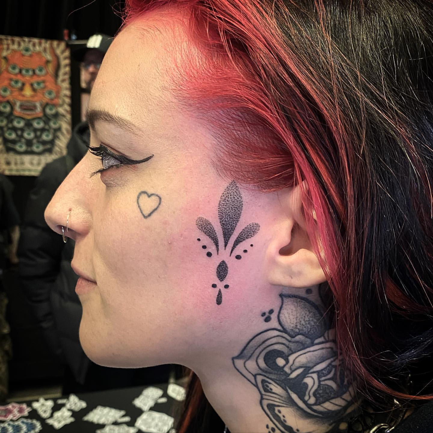 Face Tattoos for Women 8