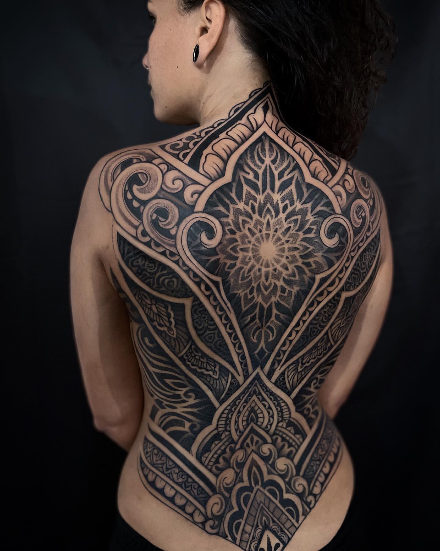Full Back Tattoos for Women 6