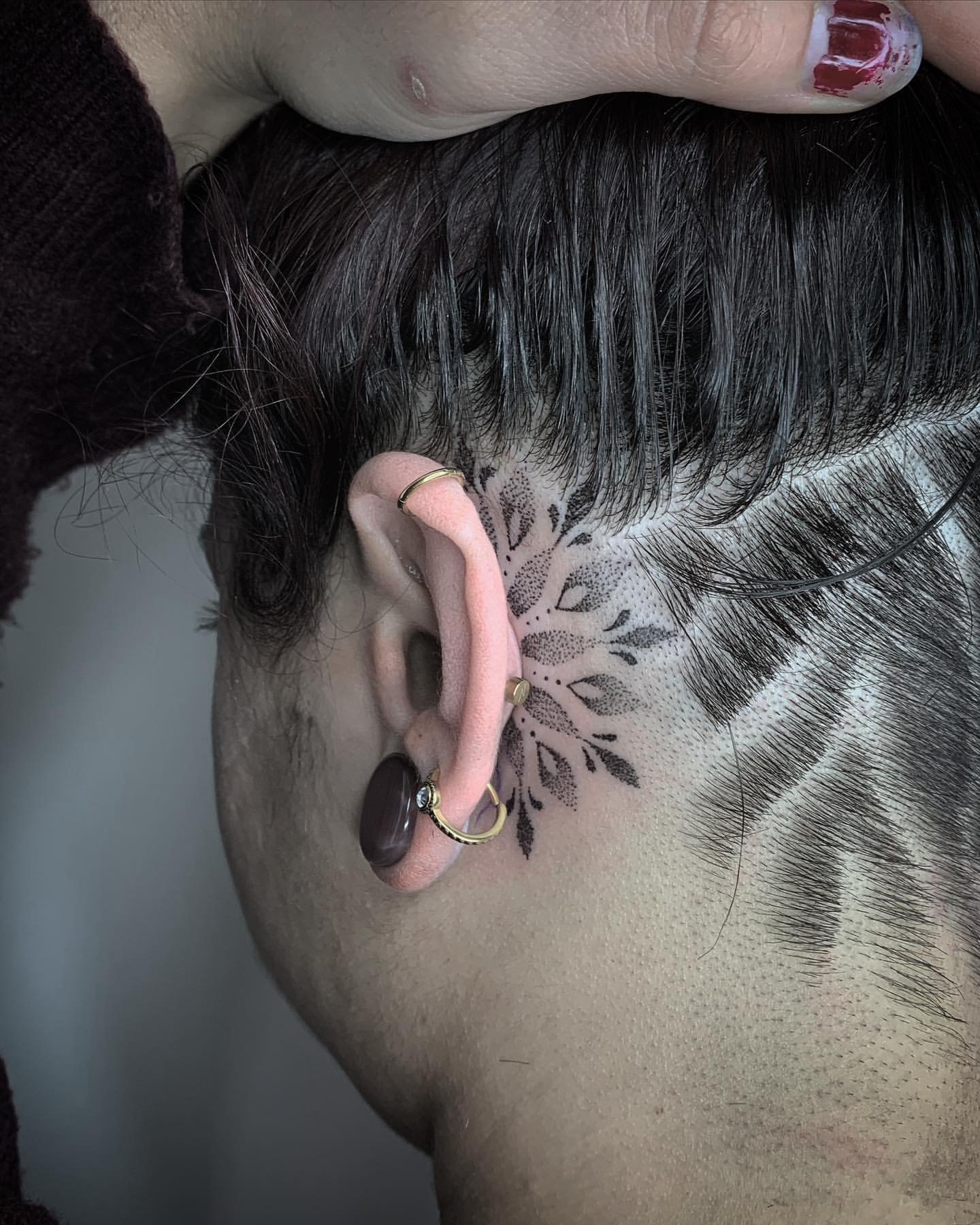 Behind the Ear Tattoos 5