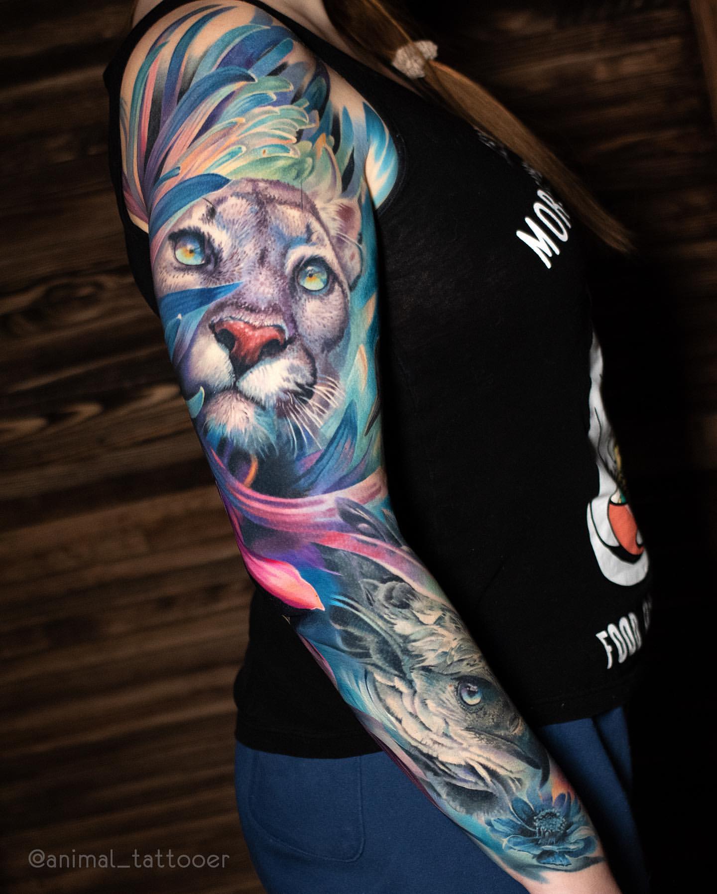 Full Sleeve Tattoos for Women 7