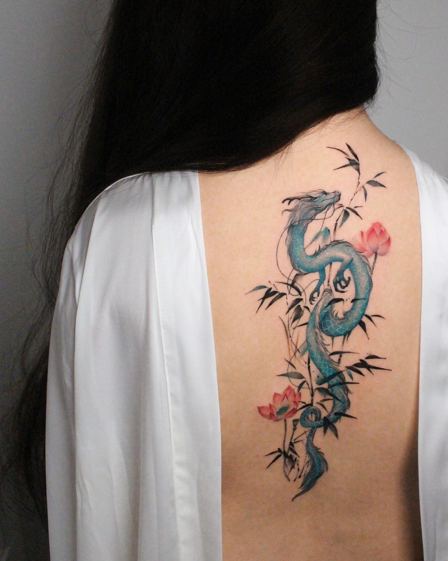 Dragon Tattoos for Women 8
