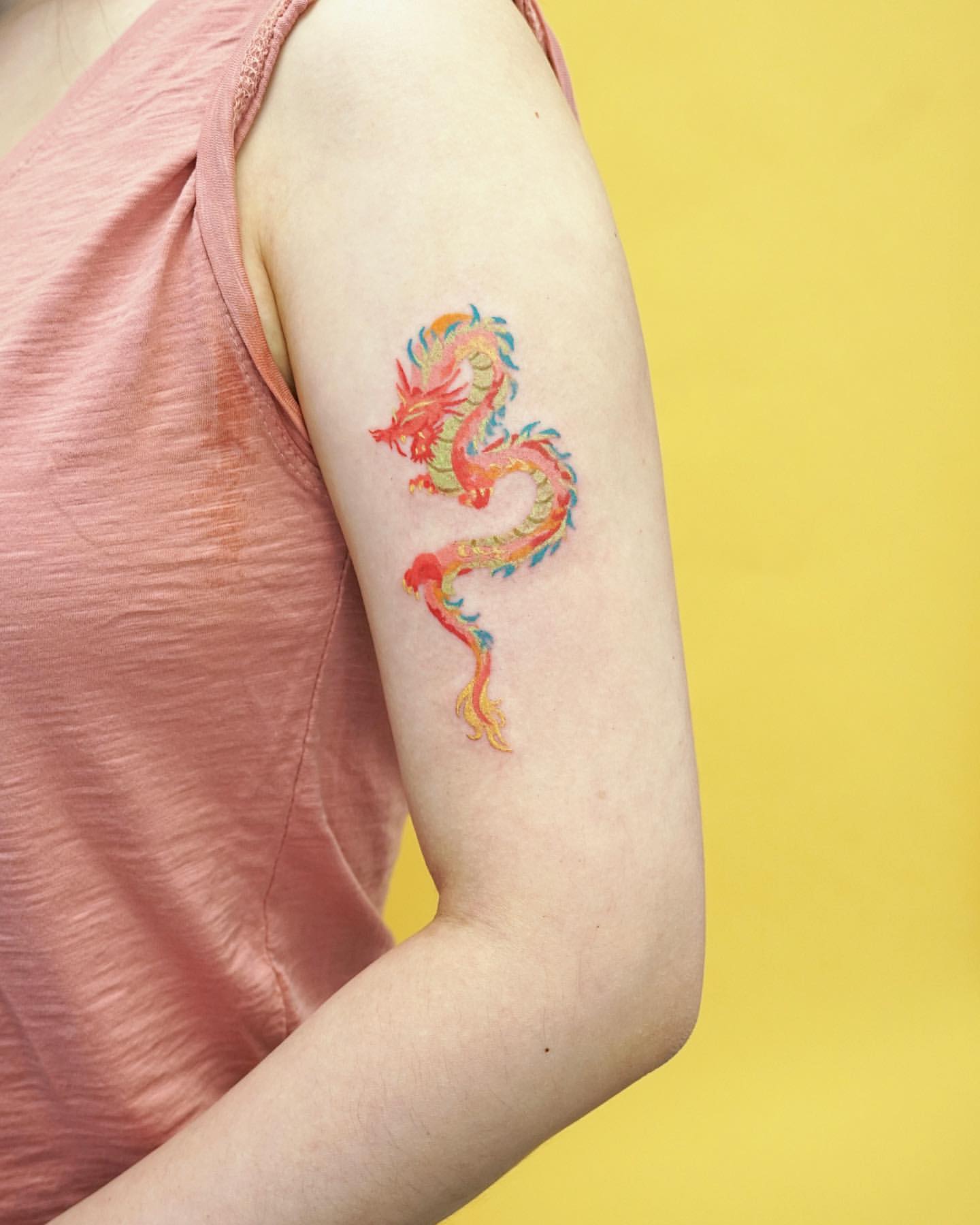 Dragon Tattoos for Women 9