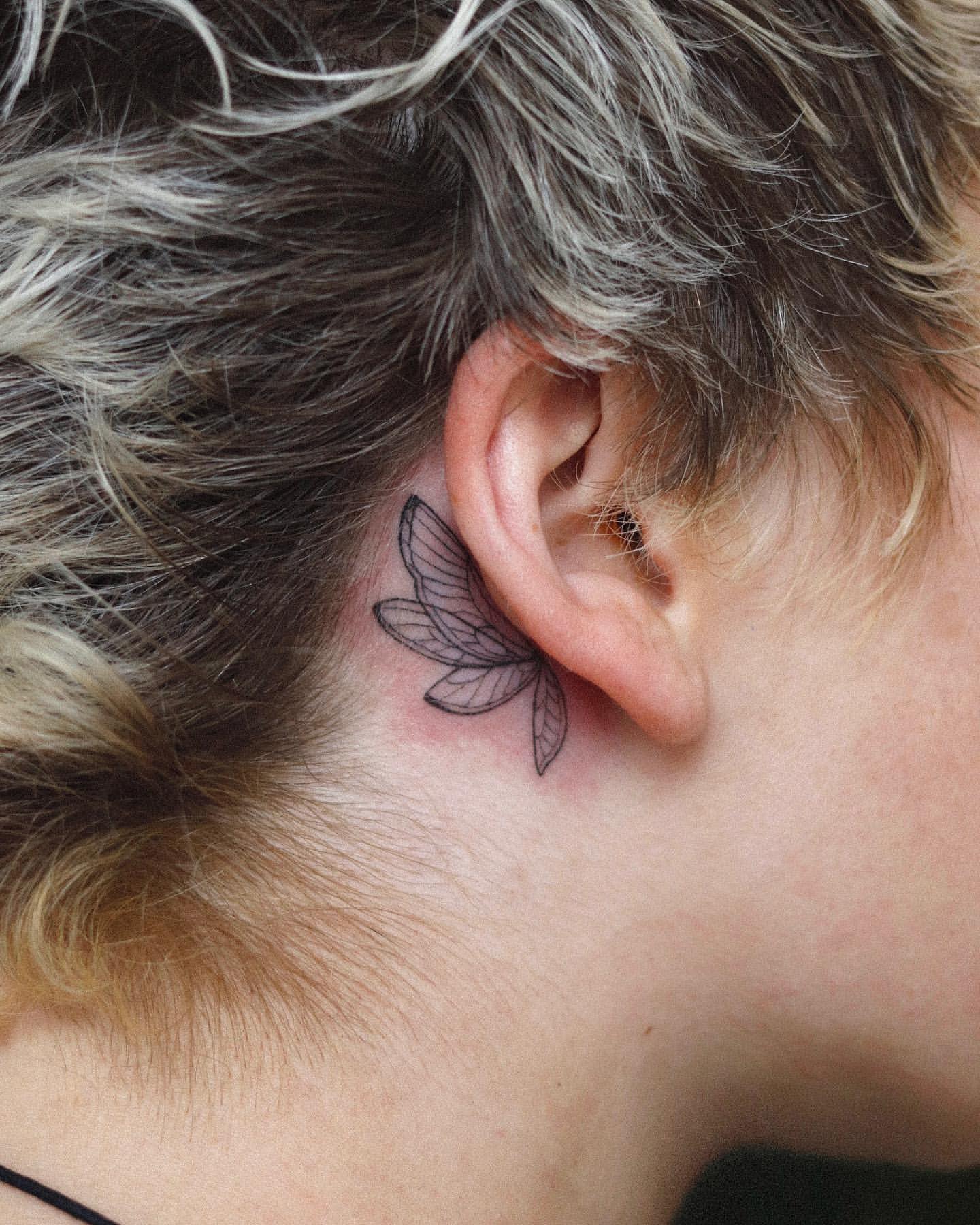 Behind the Ear Tattoos 8