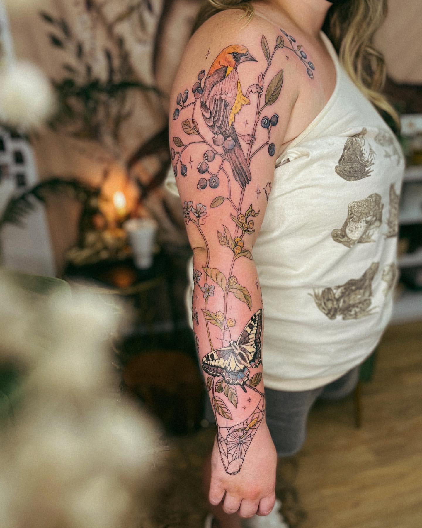 Full Sleeve Tattoos for Women 9