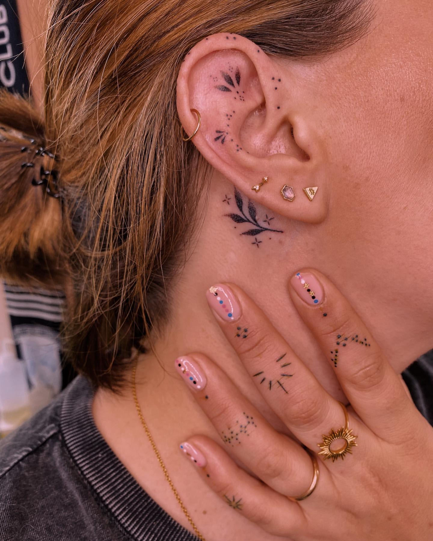 Behind the Ear Tattoos 13