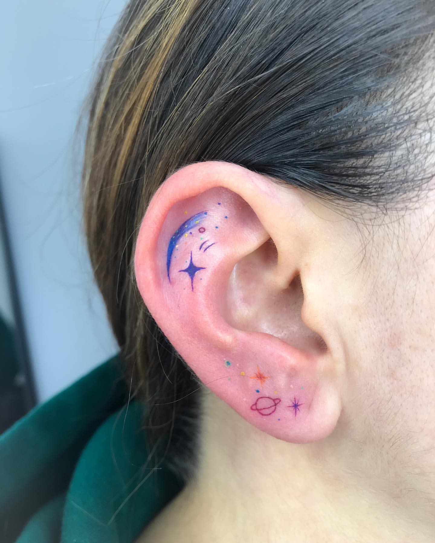 Ear Tattoo Ideas 12