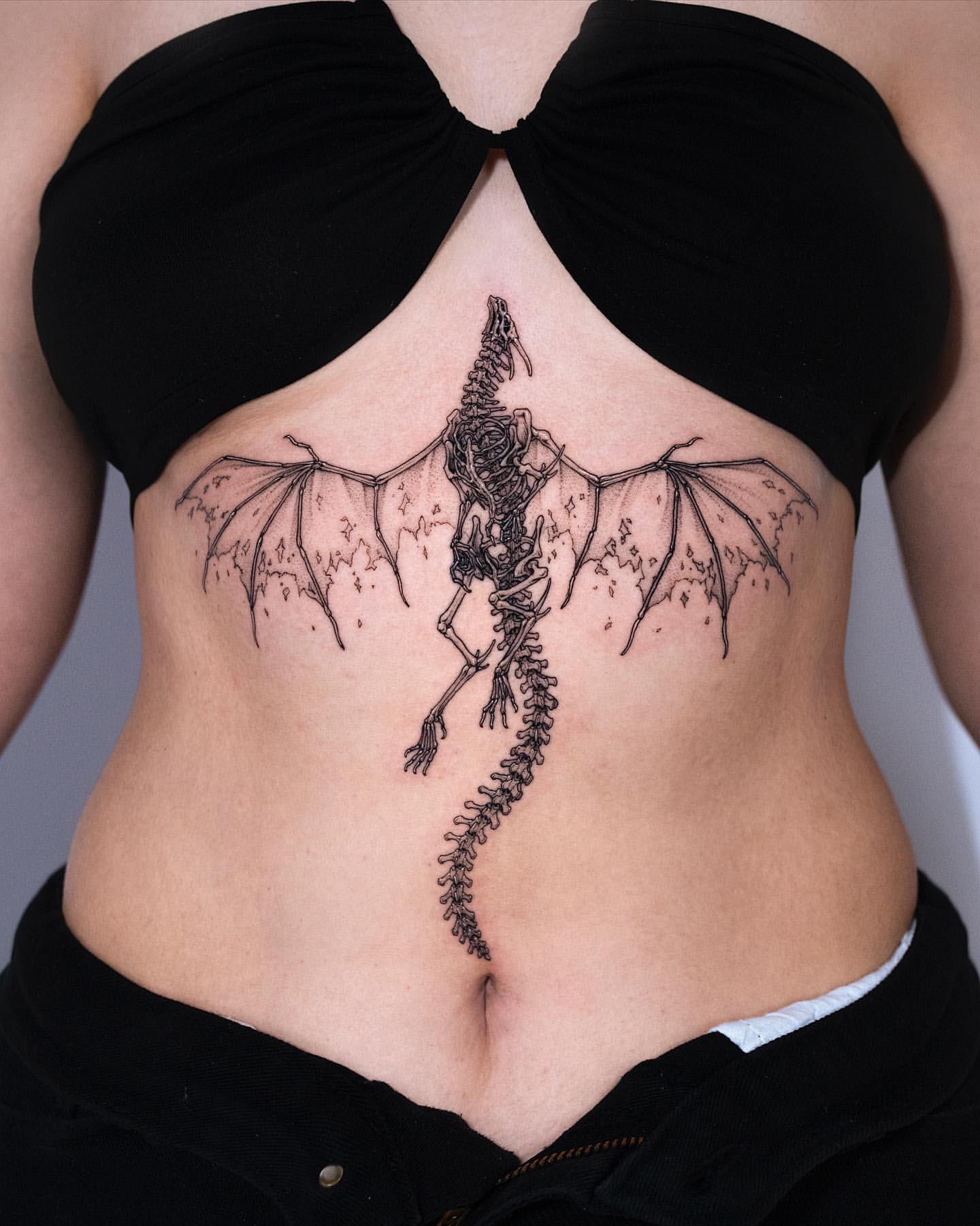 Stomach Tattoos for Women 17