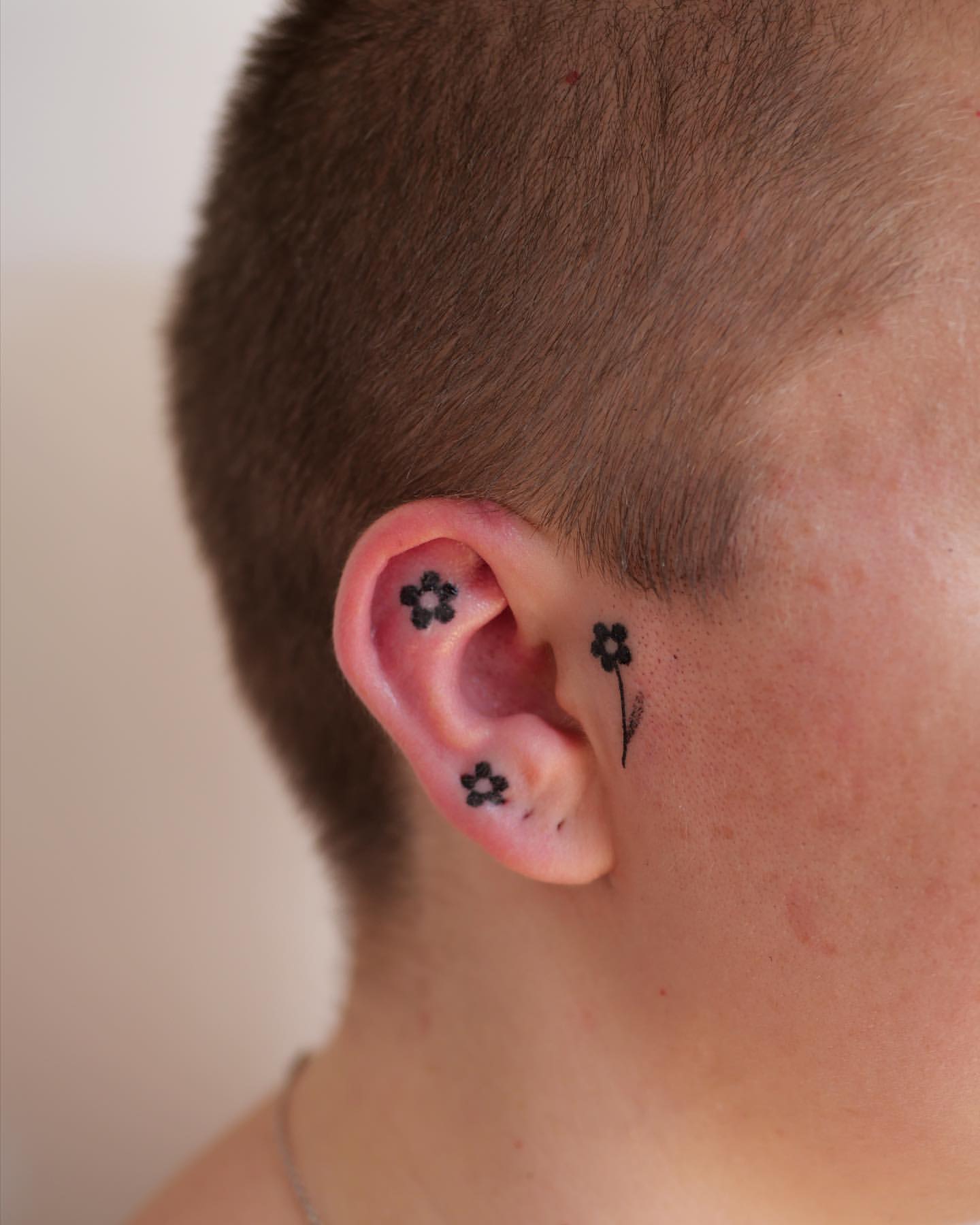 Ear Tattoo Ideas 24