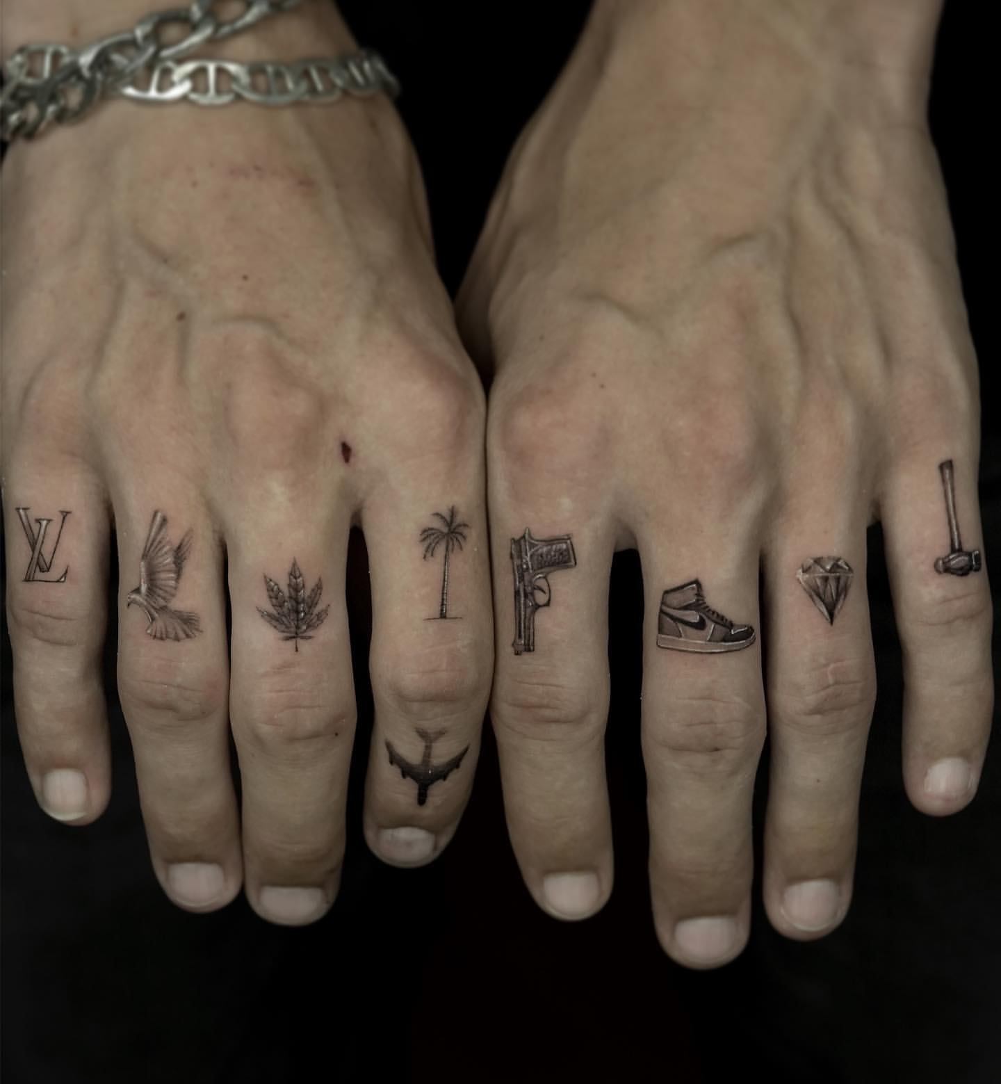 Ring Finger Tattoo Ideas 12