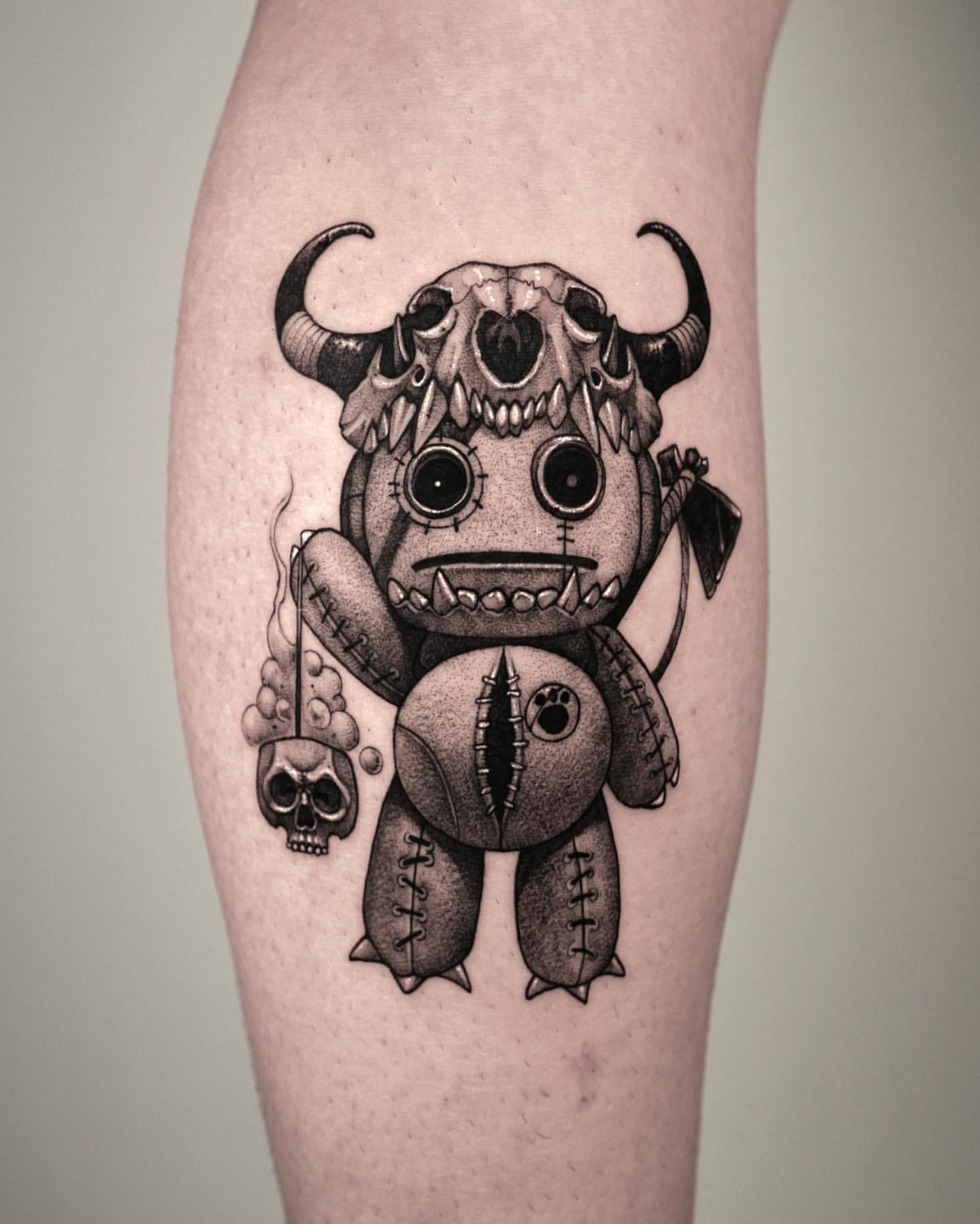 Calf Tattoo Ideas 21