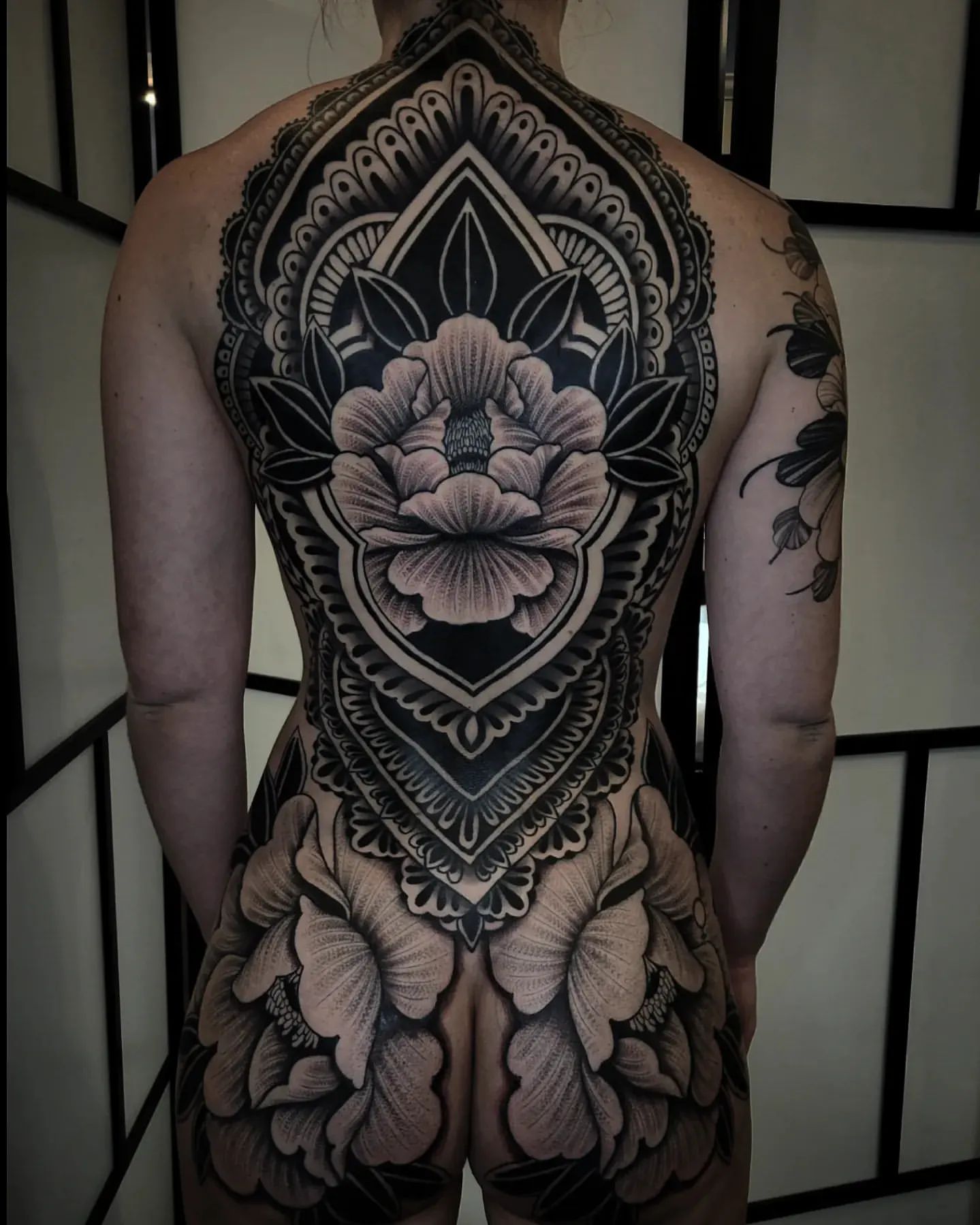 Full Back Tattoos for Women 17