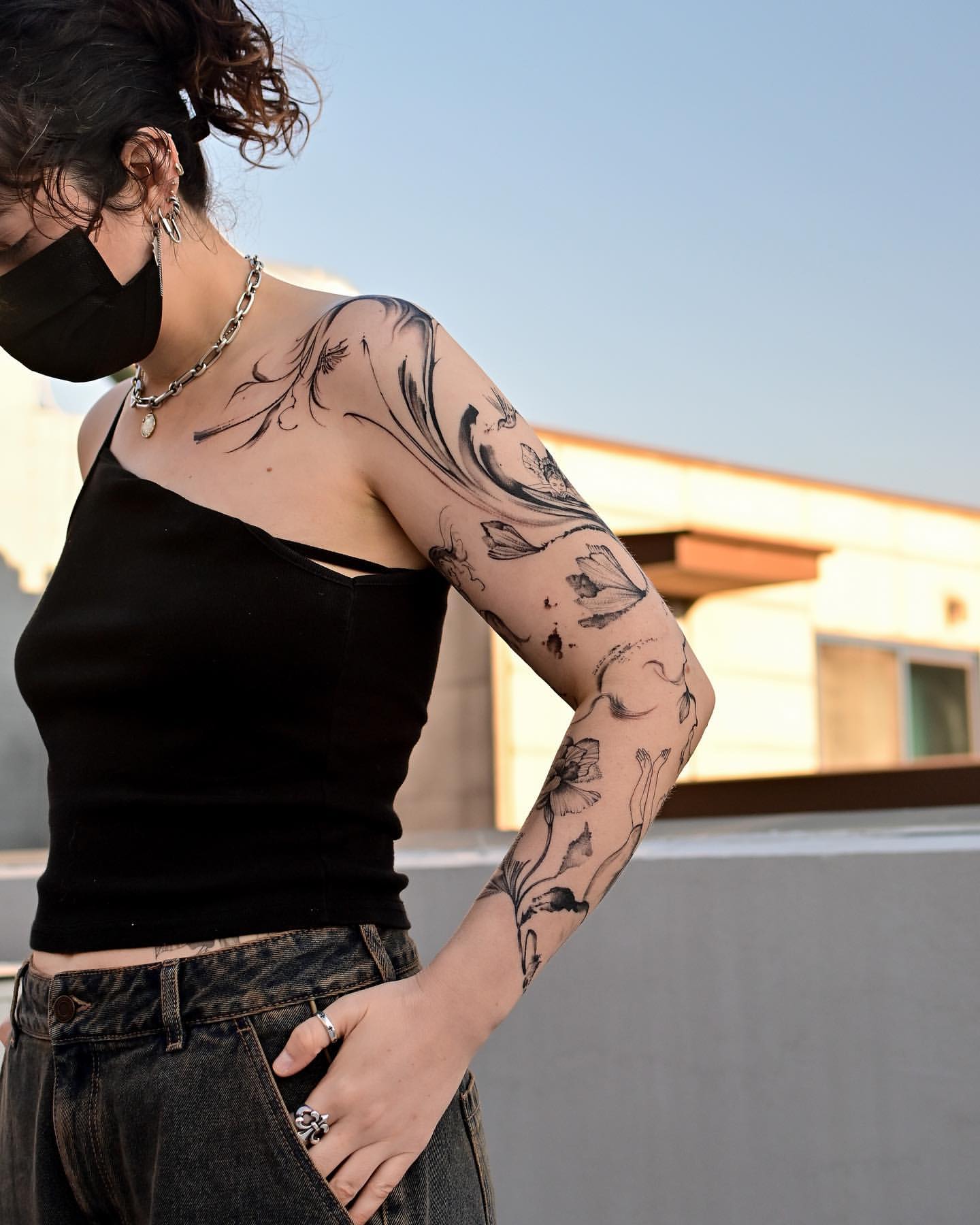 Full Sleeve Tattoos for Women 17