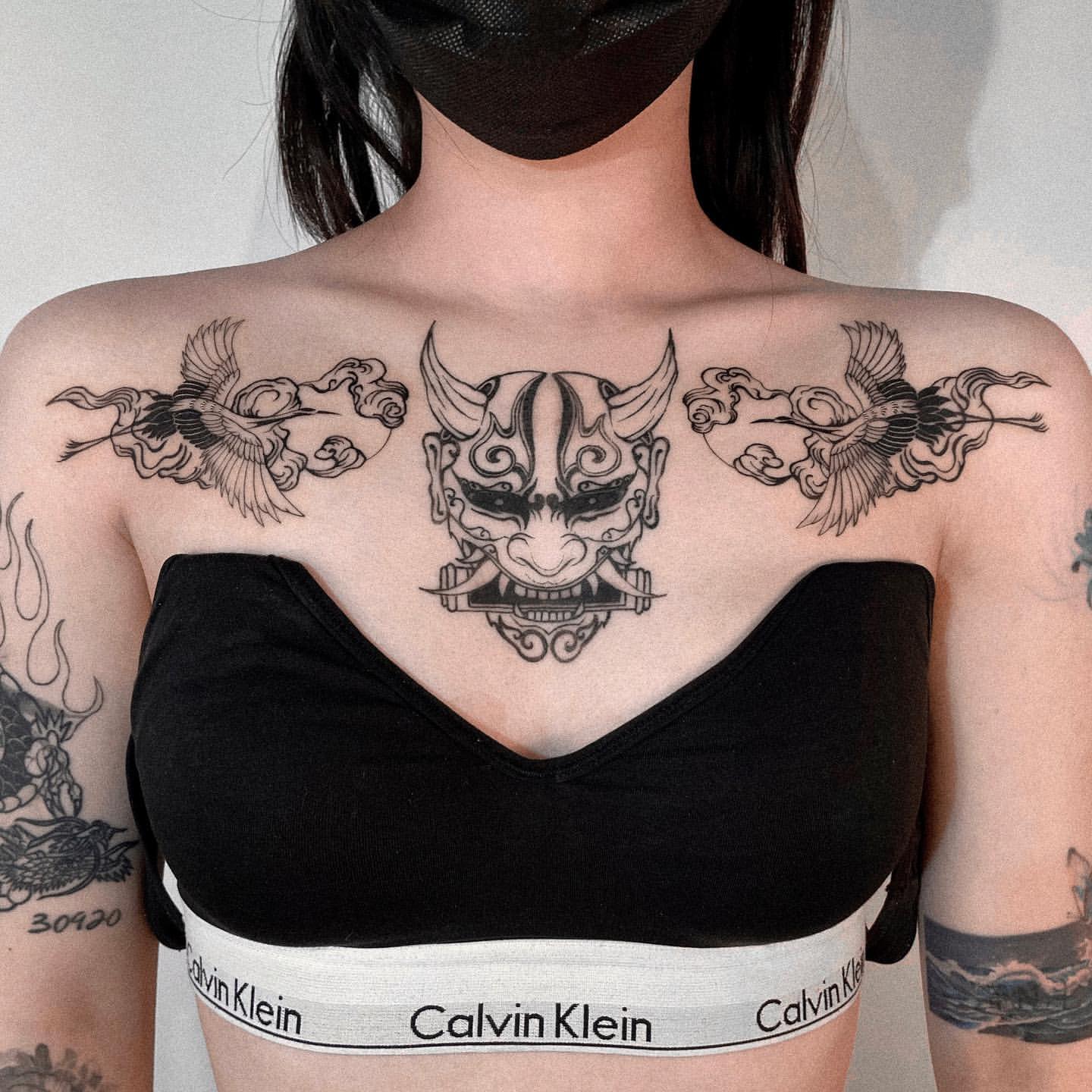 Chest Tattoos Ideas for Women 24