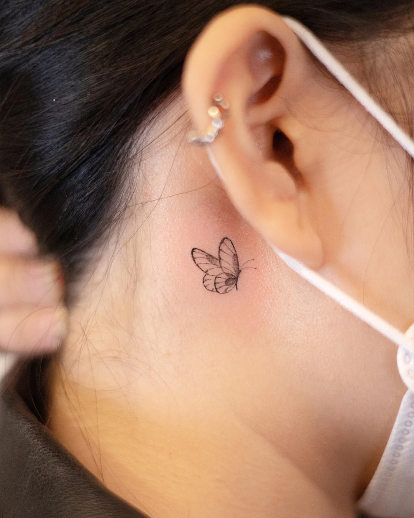 Behind the Ear Tattoos 29