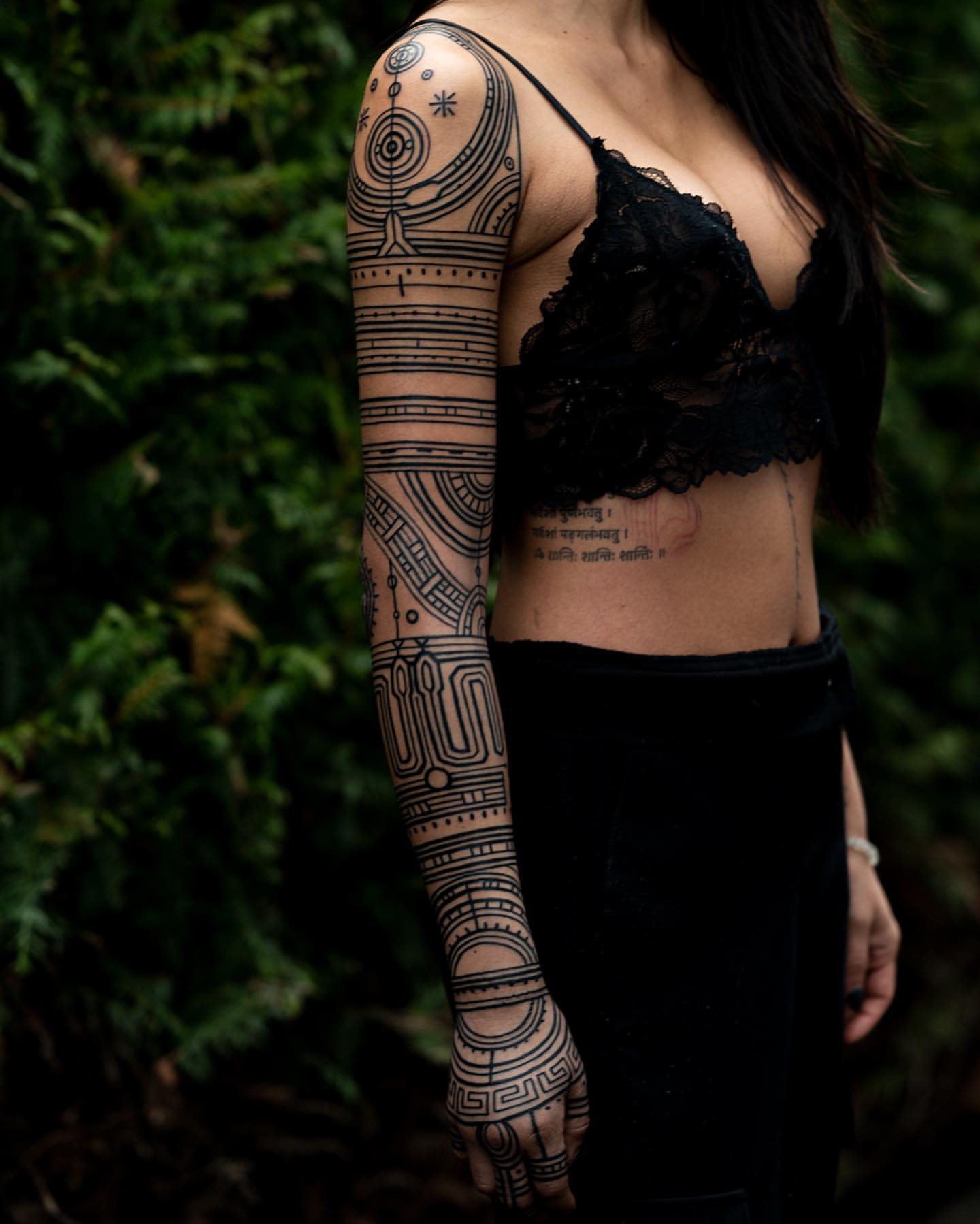 Full Sleeve Tattoos for Women 21