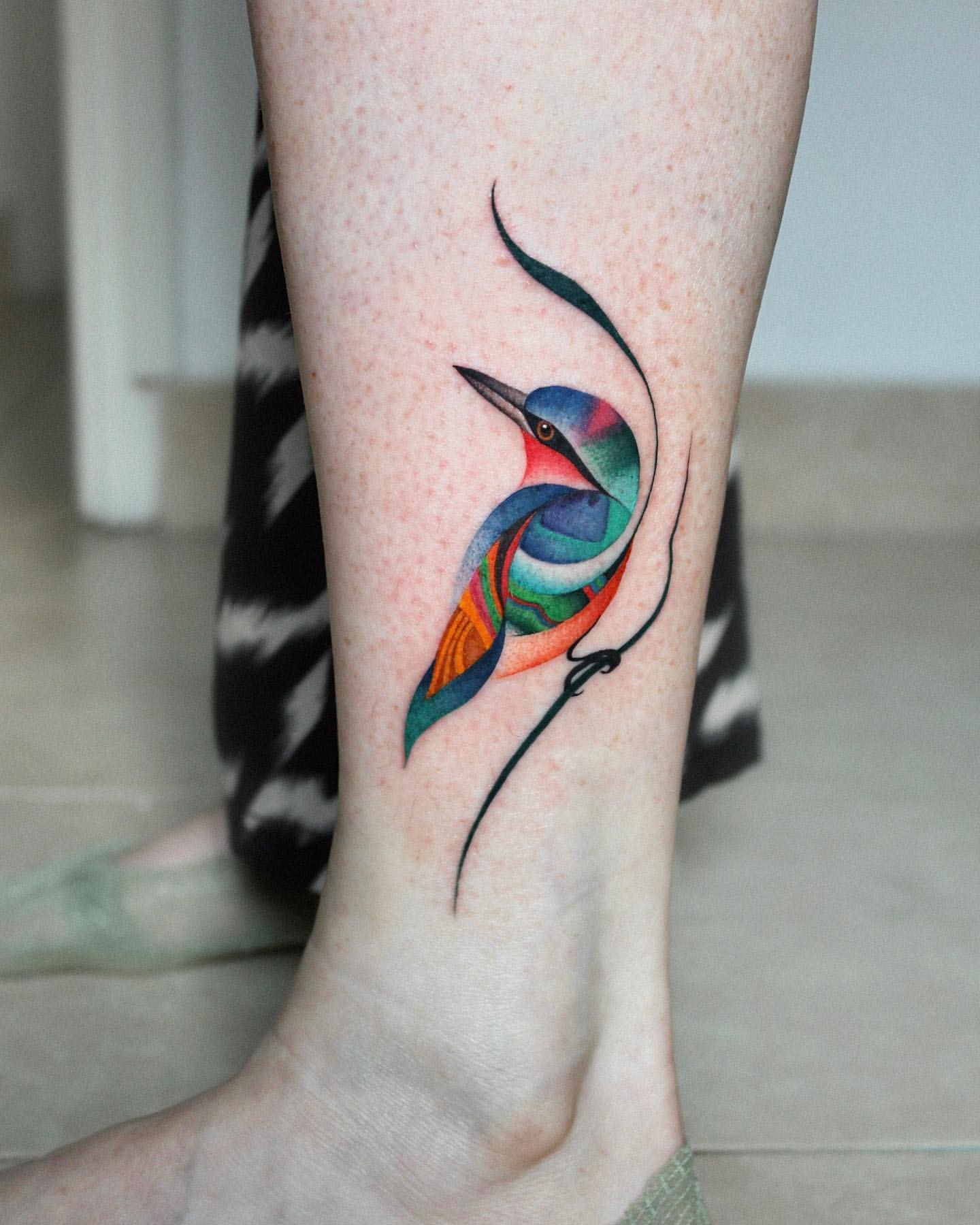 Ankle Tattoos for Women 26