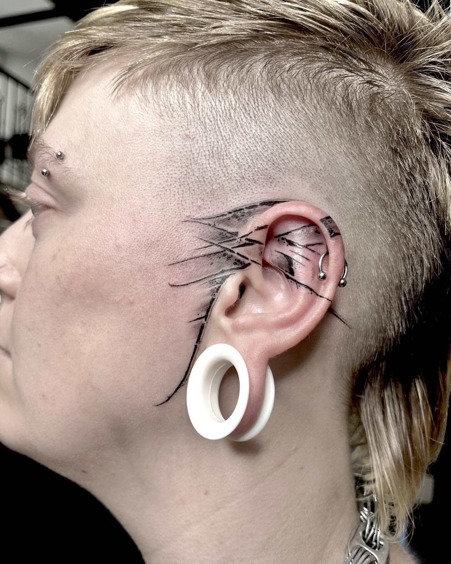 Face Tattoos for Women 23