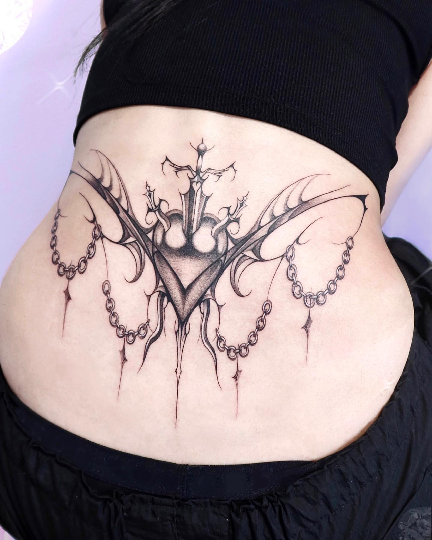 Lower Back Tattoos for Women 19