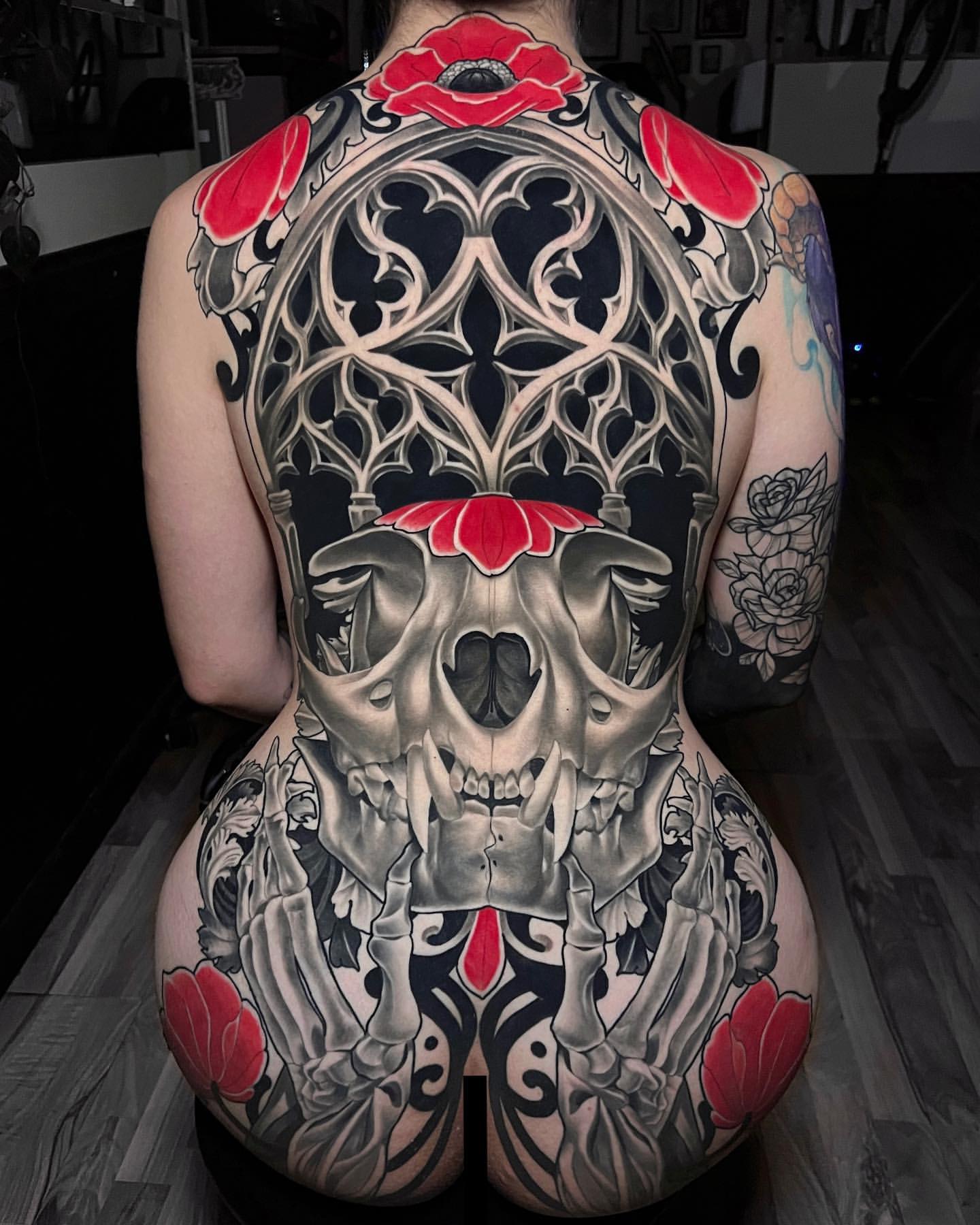 Full Back Tattoos for Women 24