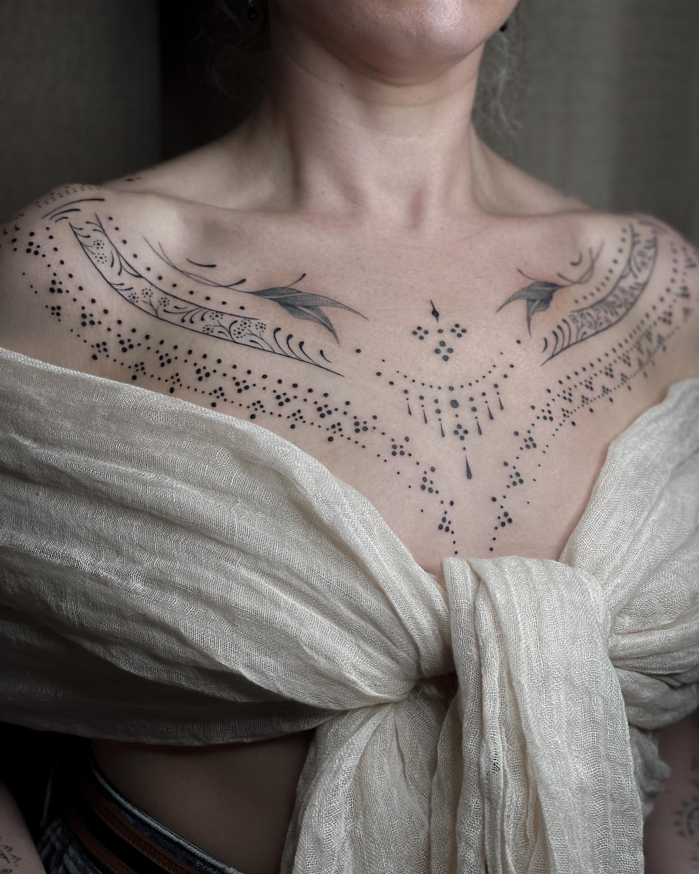 Chest Tattoos Ideas for Women 29