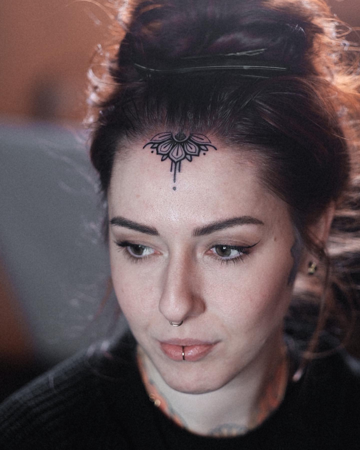 Face Tattoos for Women 25