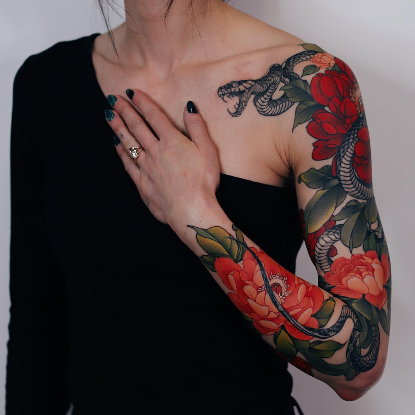 Full Sleeve Tattoos for Women 26