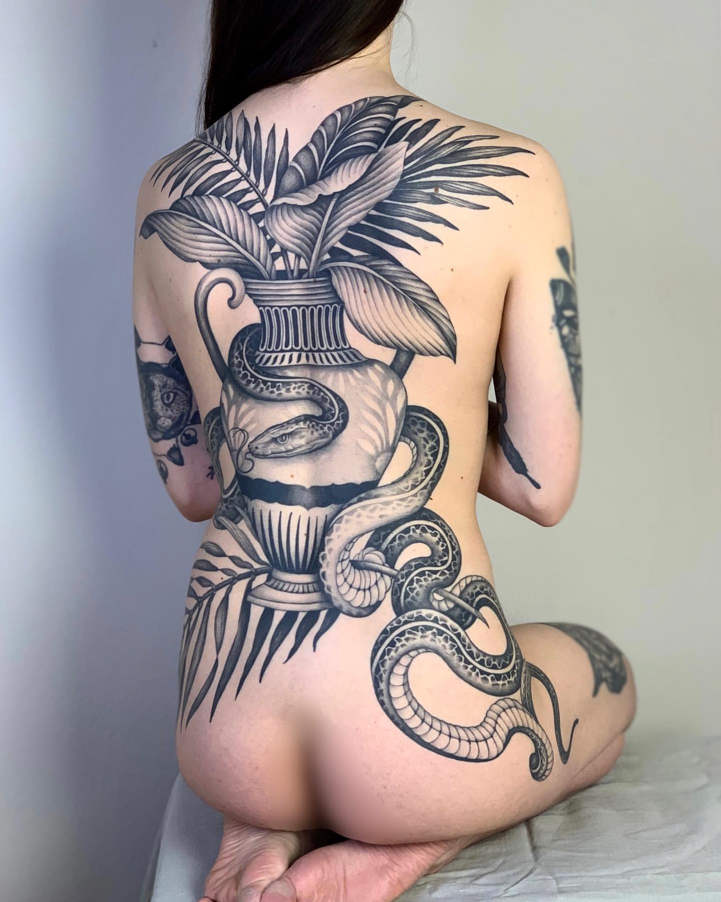 Full Back Tattoos for Women 25