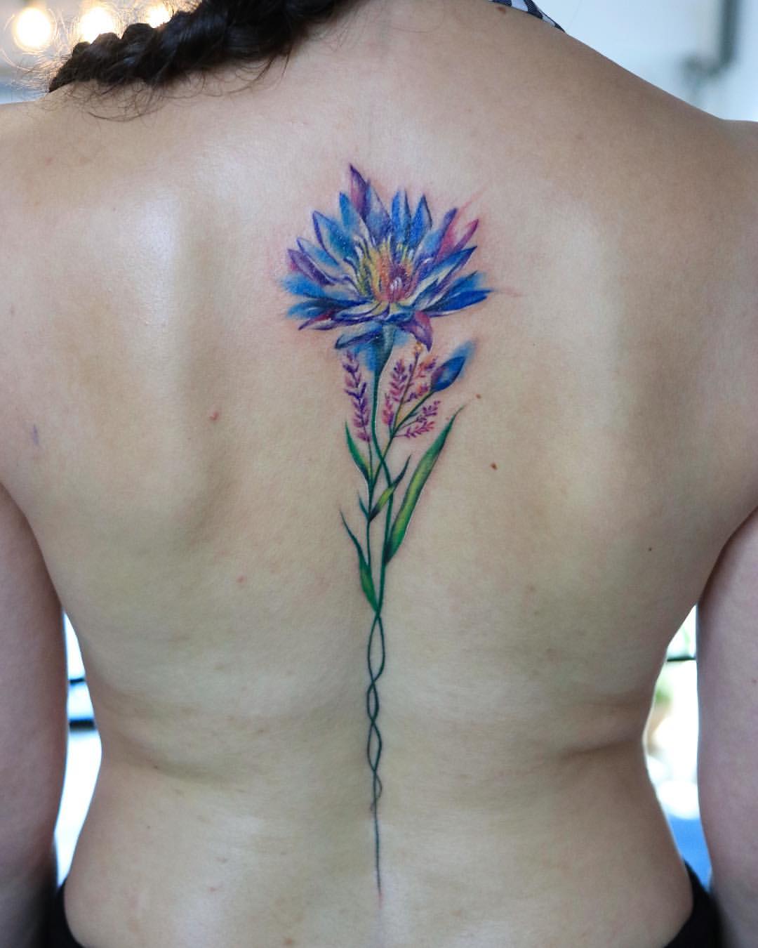 Spine Tattoos for Women 2