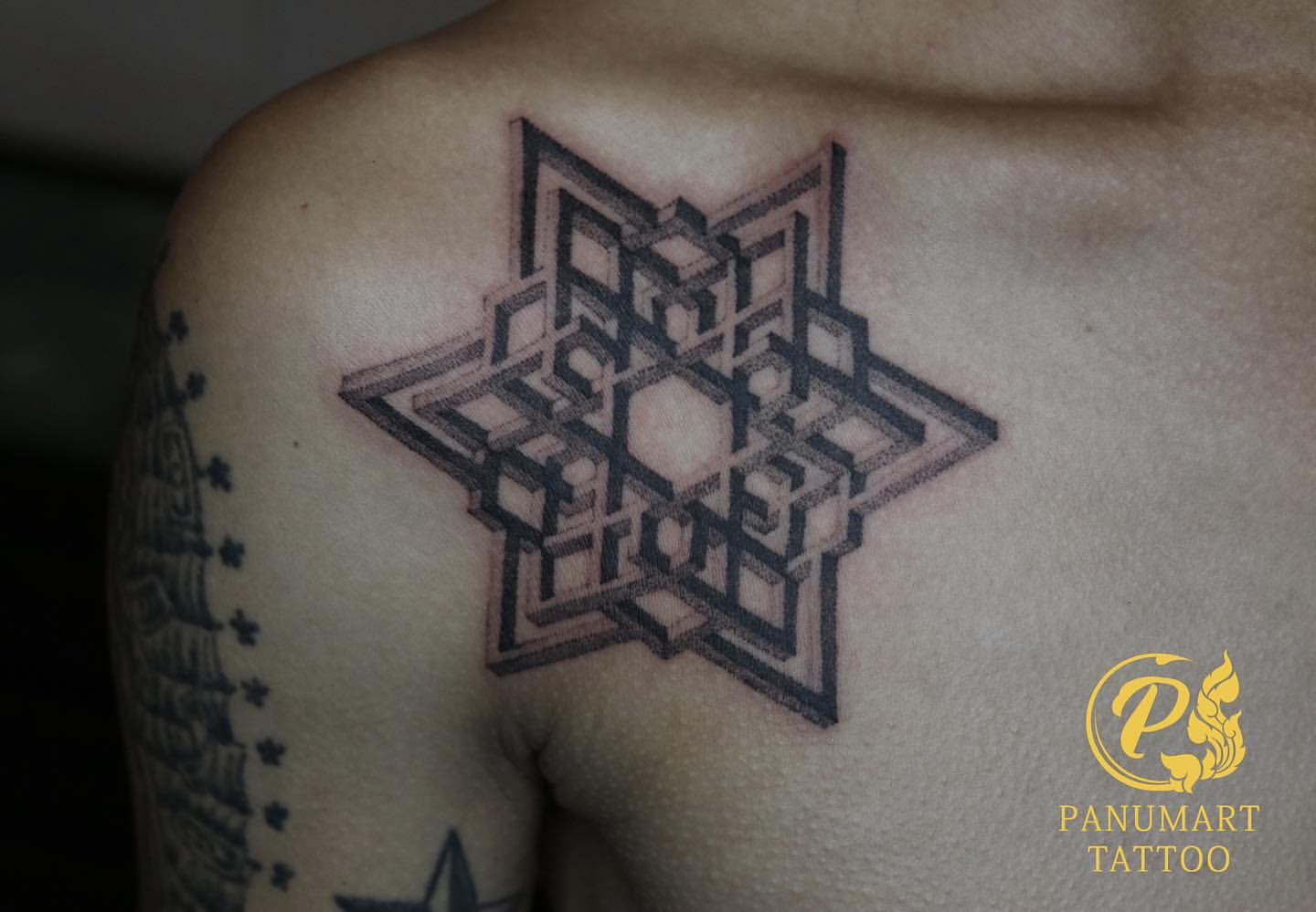 Geometric Tattoos for Men 2