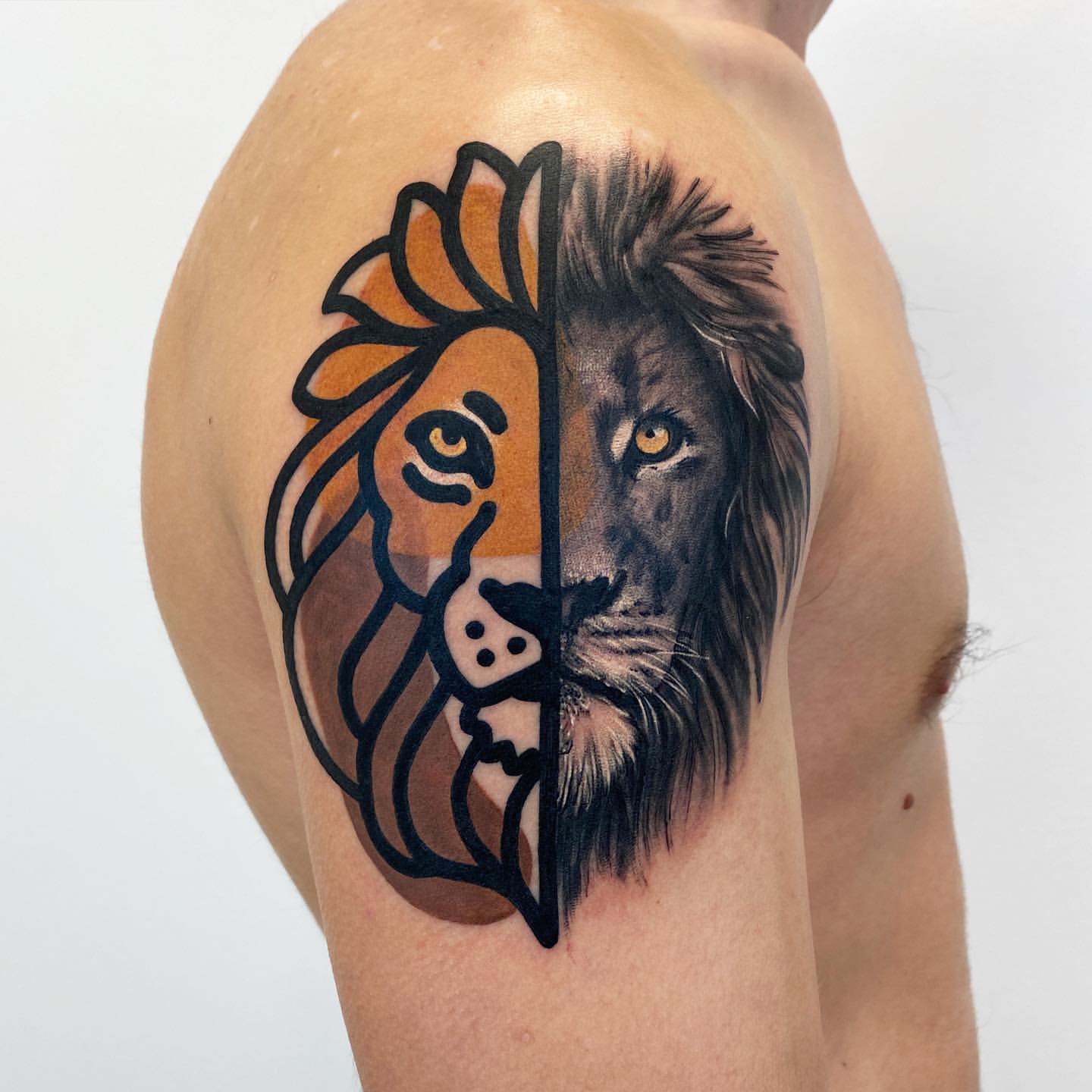 Lion Tattoos for Men 2