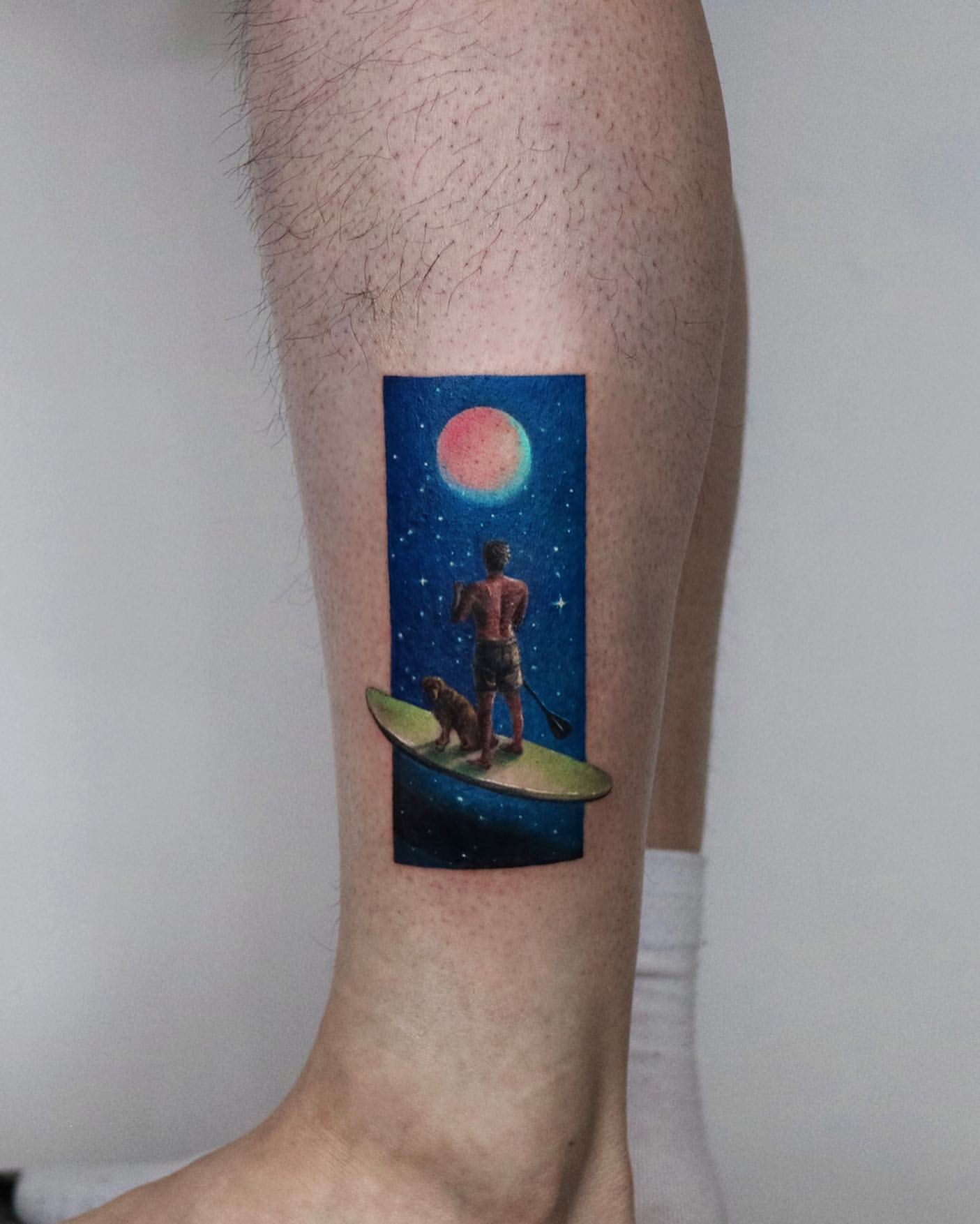 Ankle Tattoos for Men 4