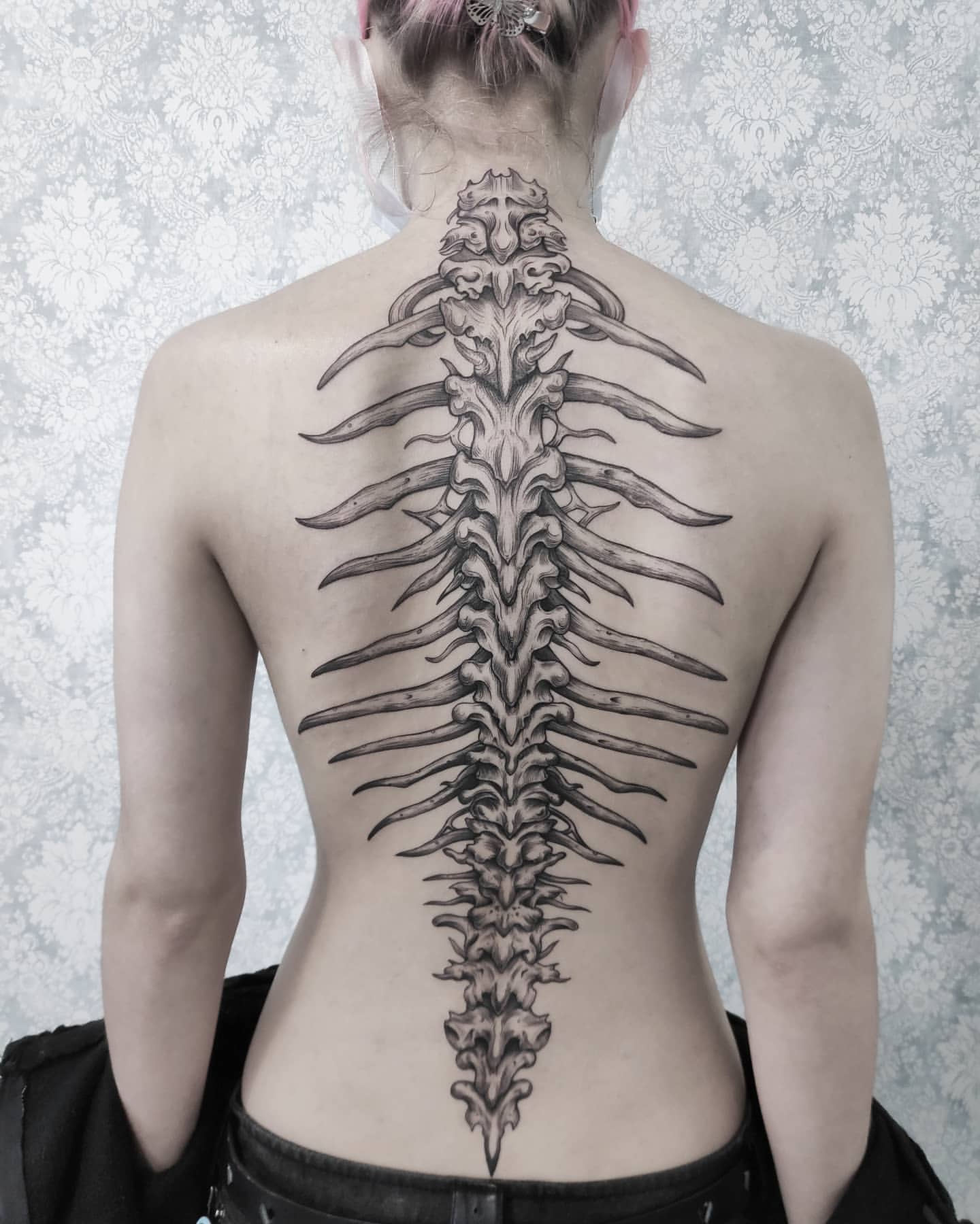 Spine Tattoos for Women 4