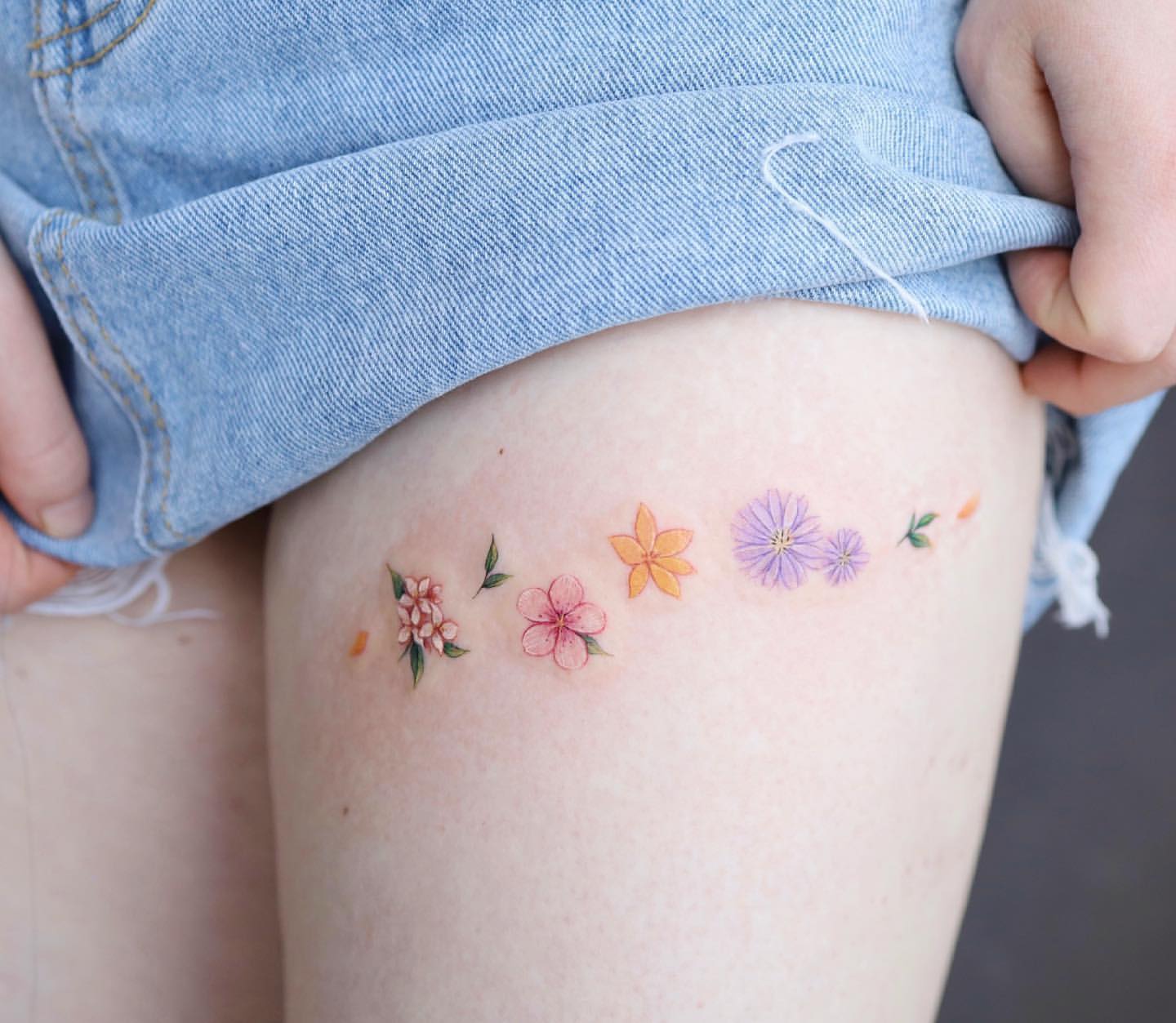 Leg Tattoos for Women 5