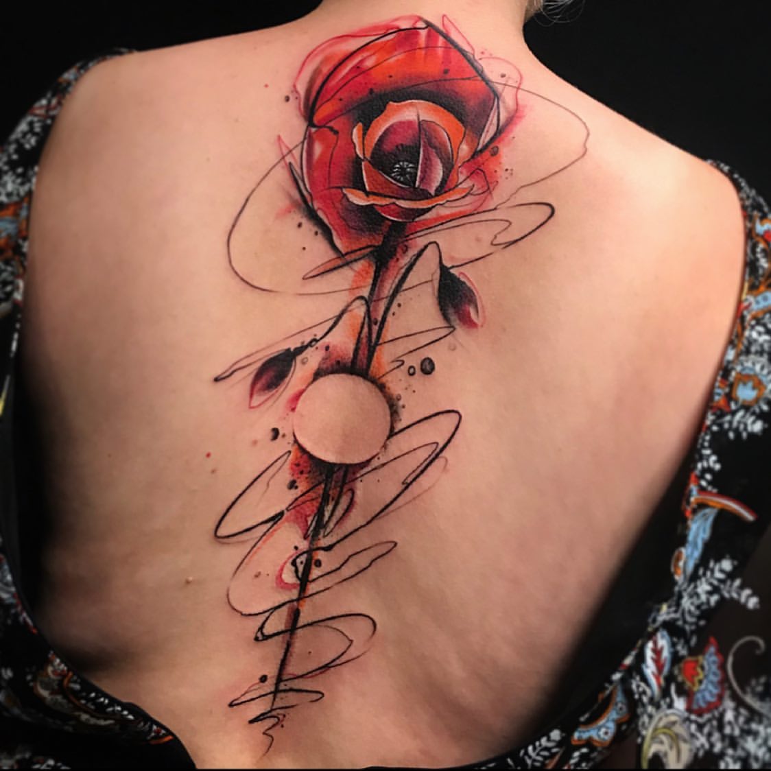 Spine Tattoos for Women 5