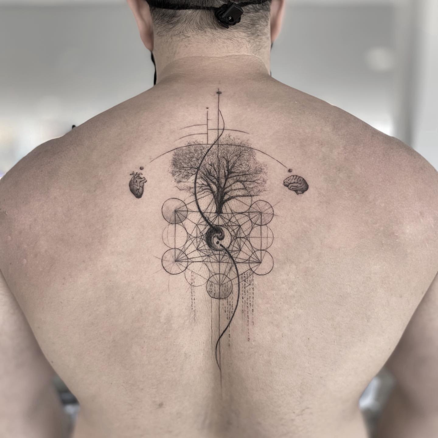 Spine Tattoos for Men 2
