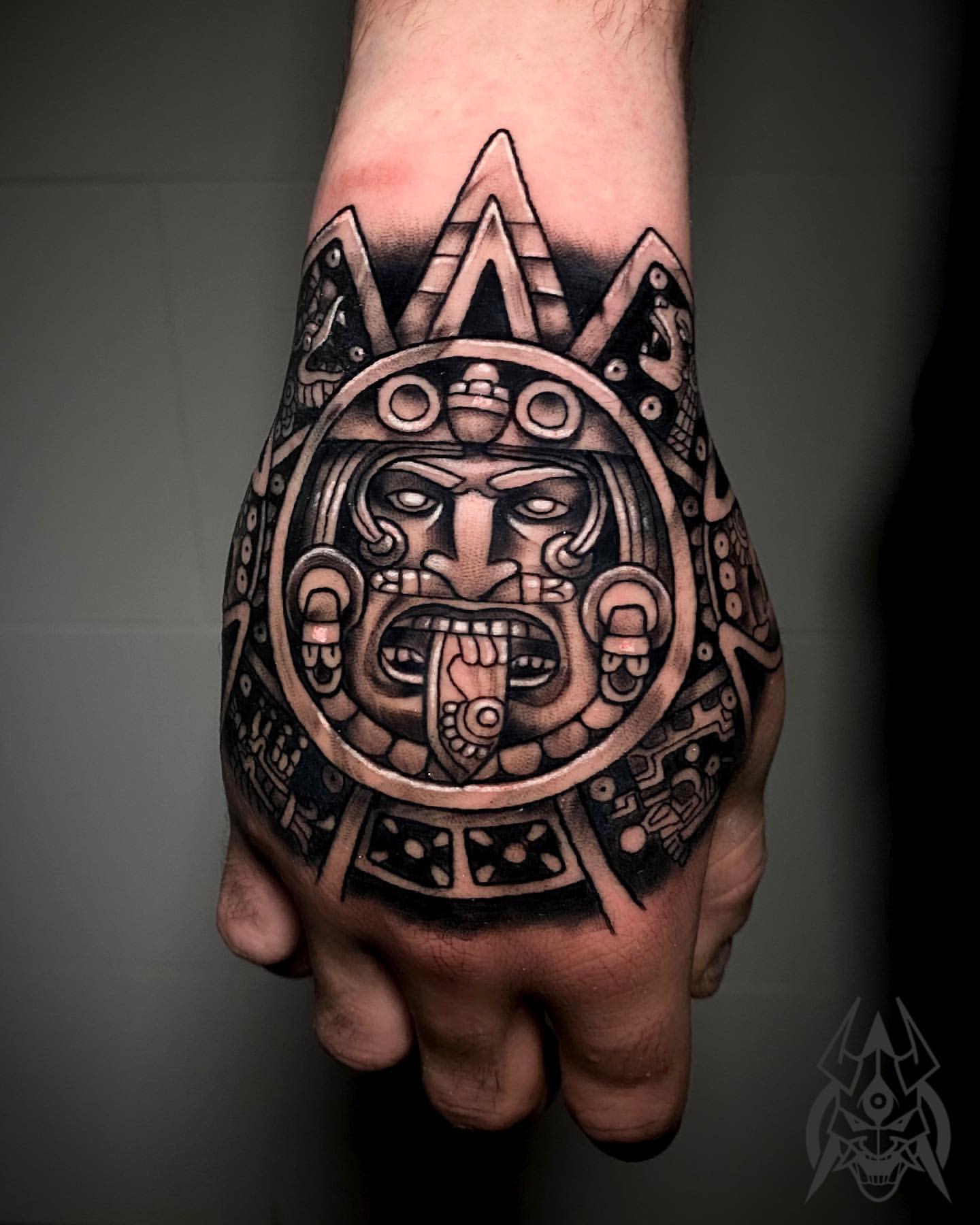 Tribal Temporary Tattoo - Polynesian Bull Maori Shoulder Arm Black Mens  Womens | eBay