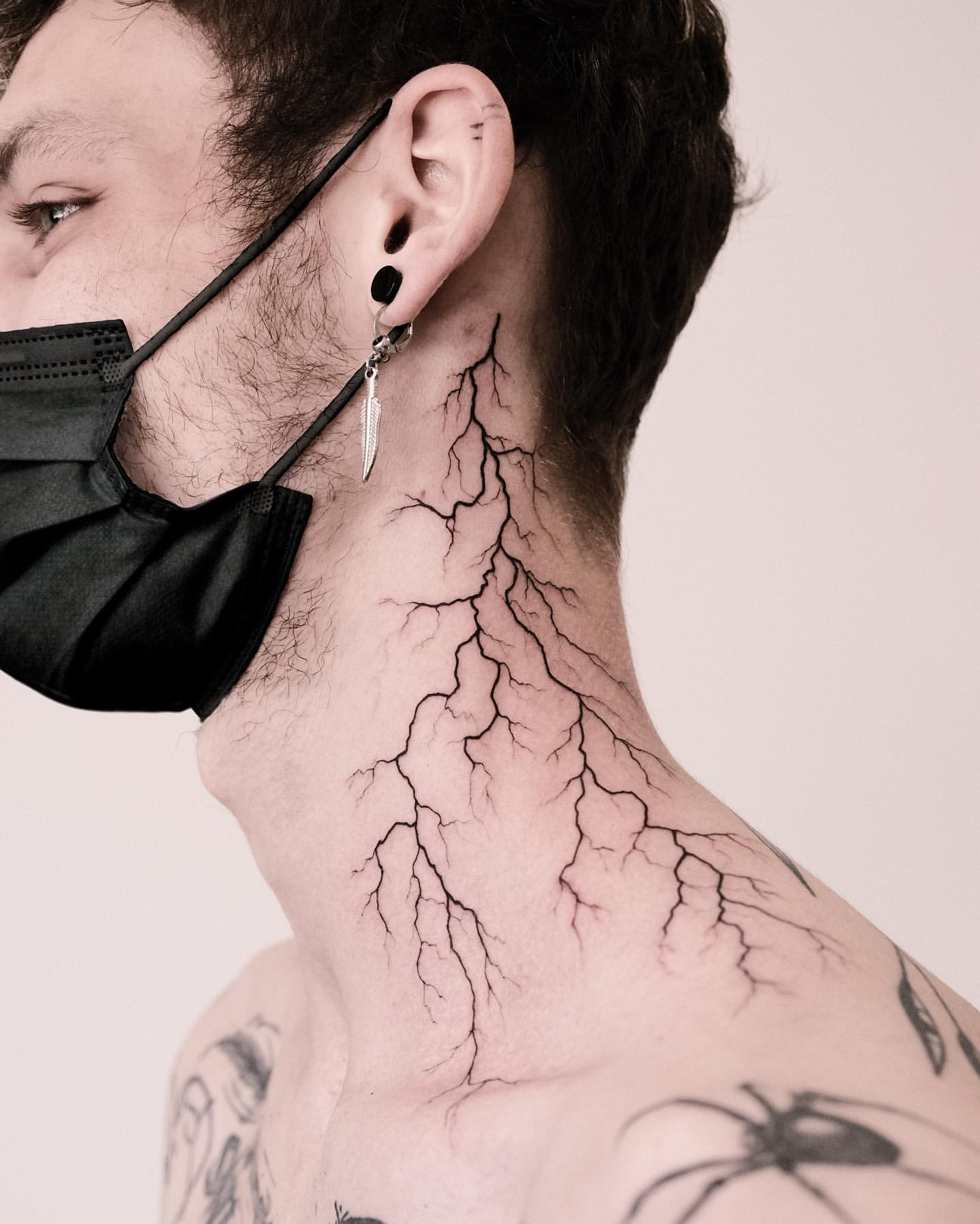 Behind the Ear Tattoos for Men 1